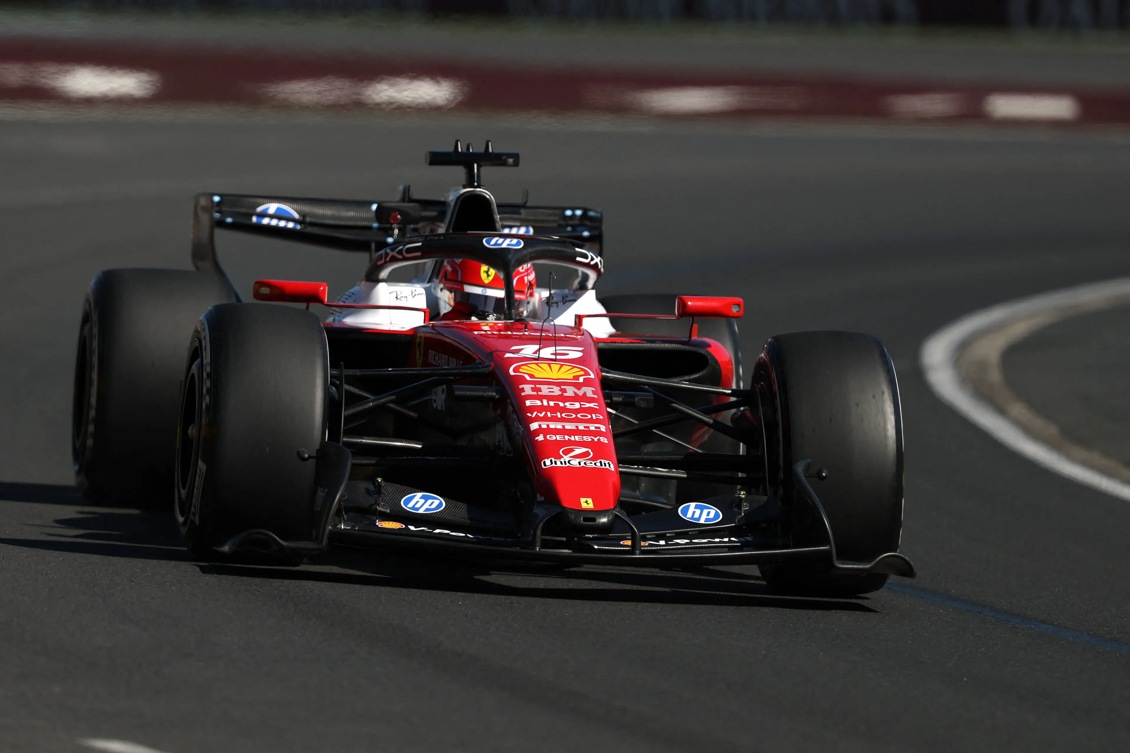 Leclerc qualified in fourth place for the Australian GP (Image: Getty)