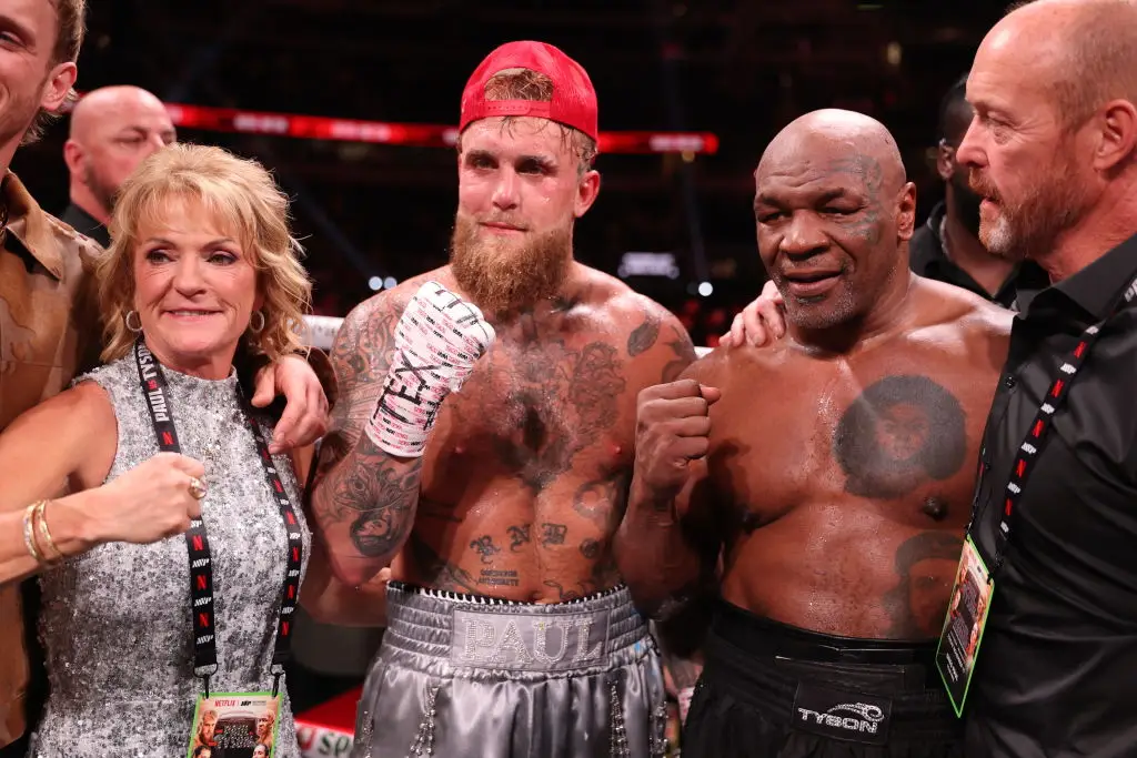Jake Paul defeated Mike Tyson by unanimous decision in their boxing fight on November 15. (Image: Getty)