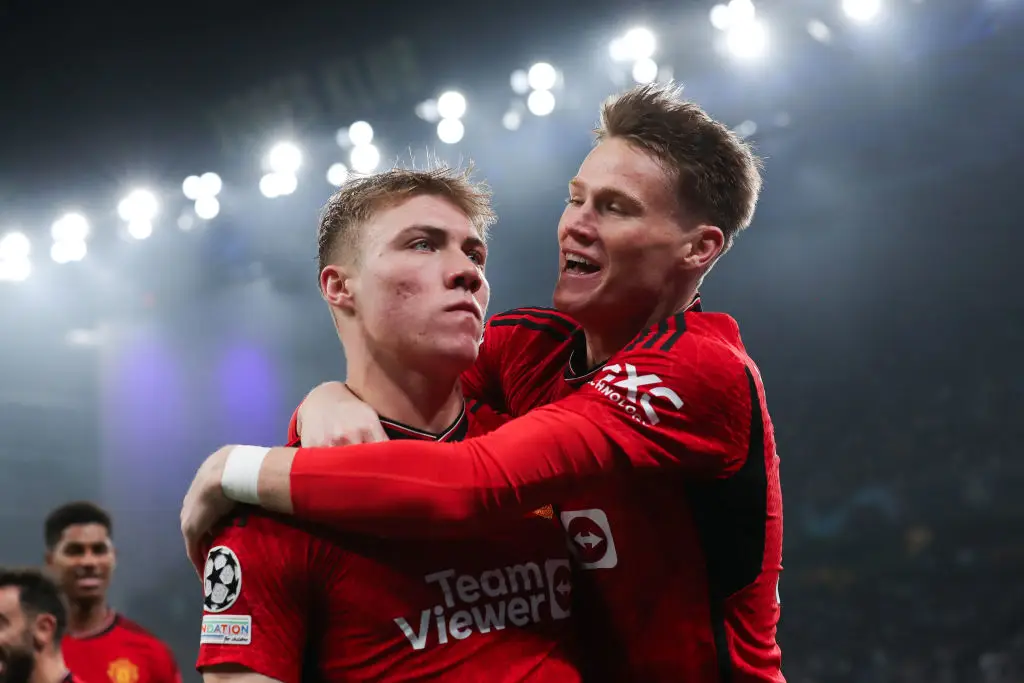 Scott McTominay and Rasmus Hojlund played together at Manchester United. (Image: James Gill - Danehouse/Getty Images)