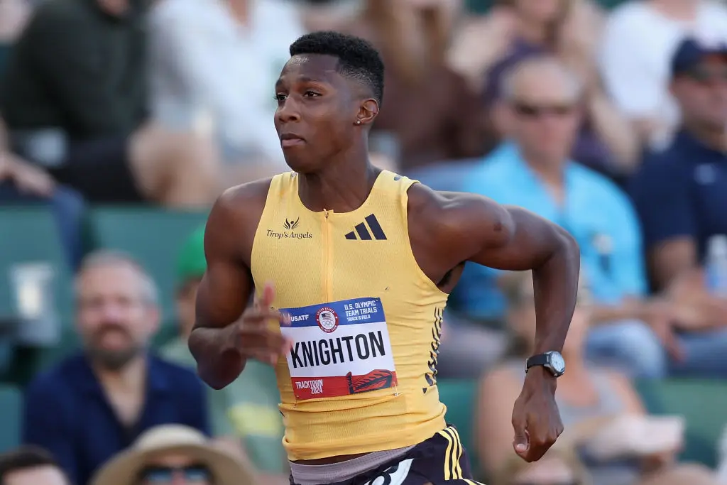 Erriyon Knighton appeared in court on Monday (Credit:Getty)