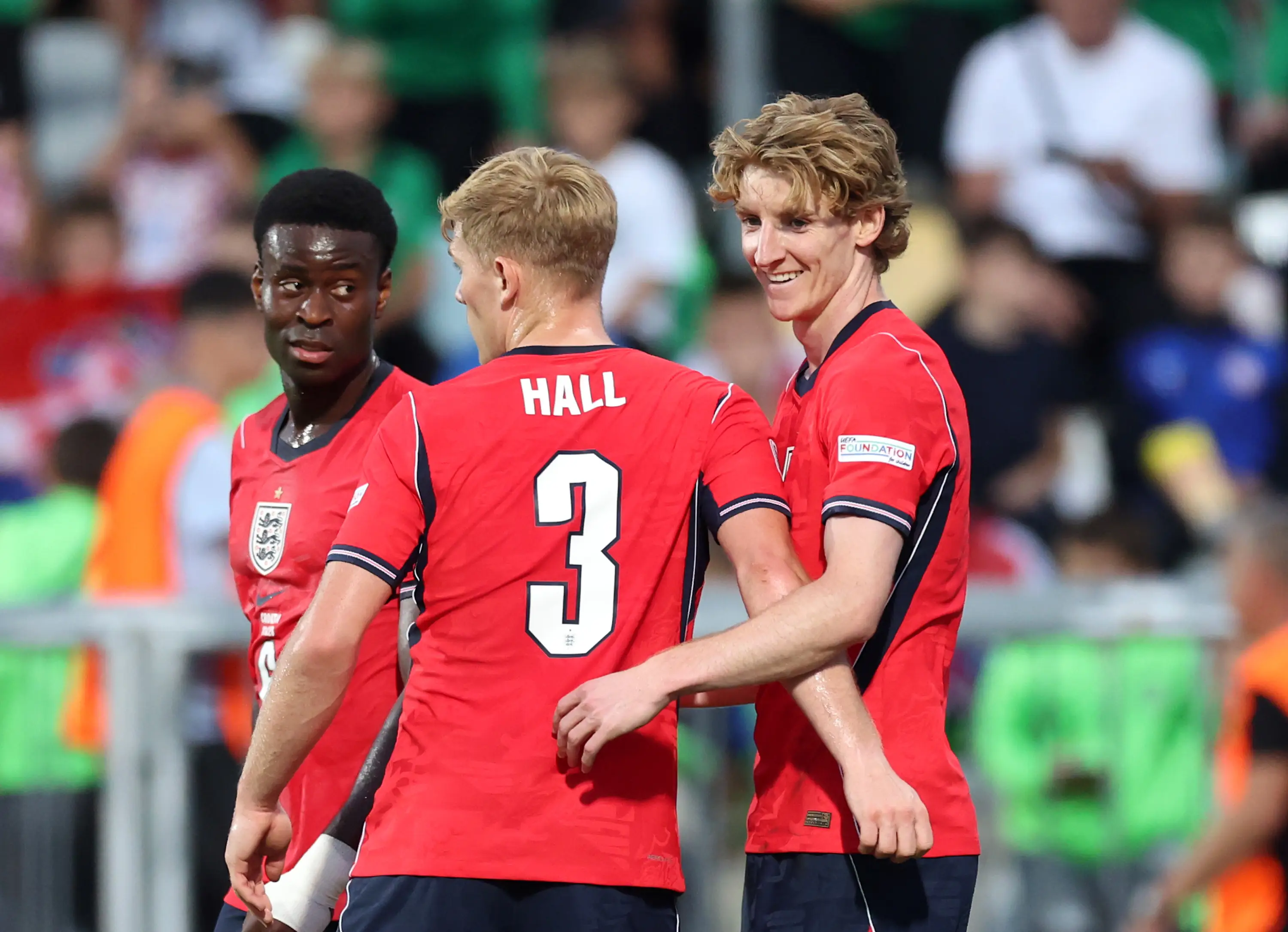 Lewis Hall produced another impressive display for England on Saturday. Image credit: Getty