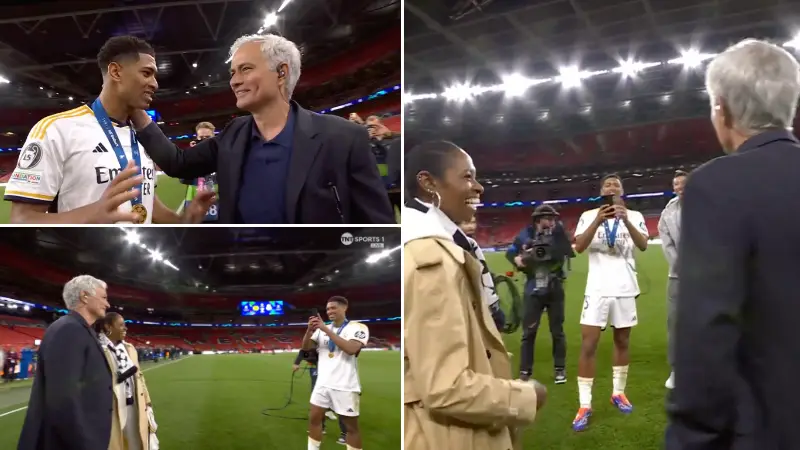 Jude Bellingham made special request to Jose Mourinho after FT and the reason was hilarious