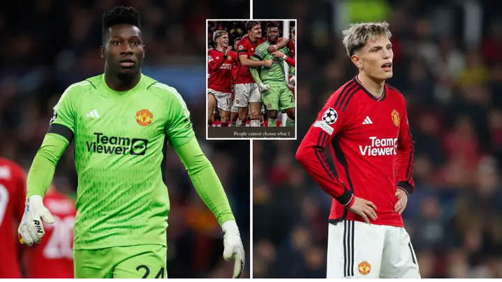 Andre Onana responds to deleted Alejandro Garnacho social media post after Man Utd win