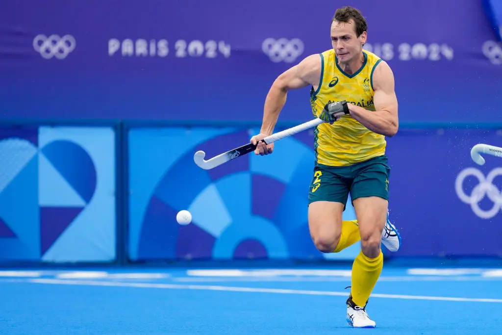 Tom Craig in action for Australia at the 2024 Olympics -