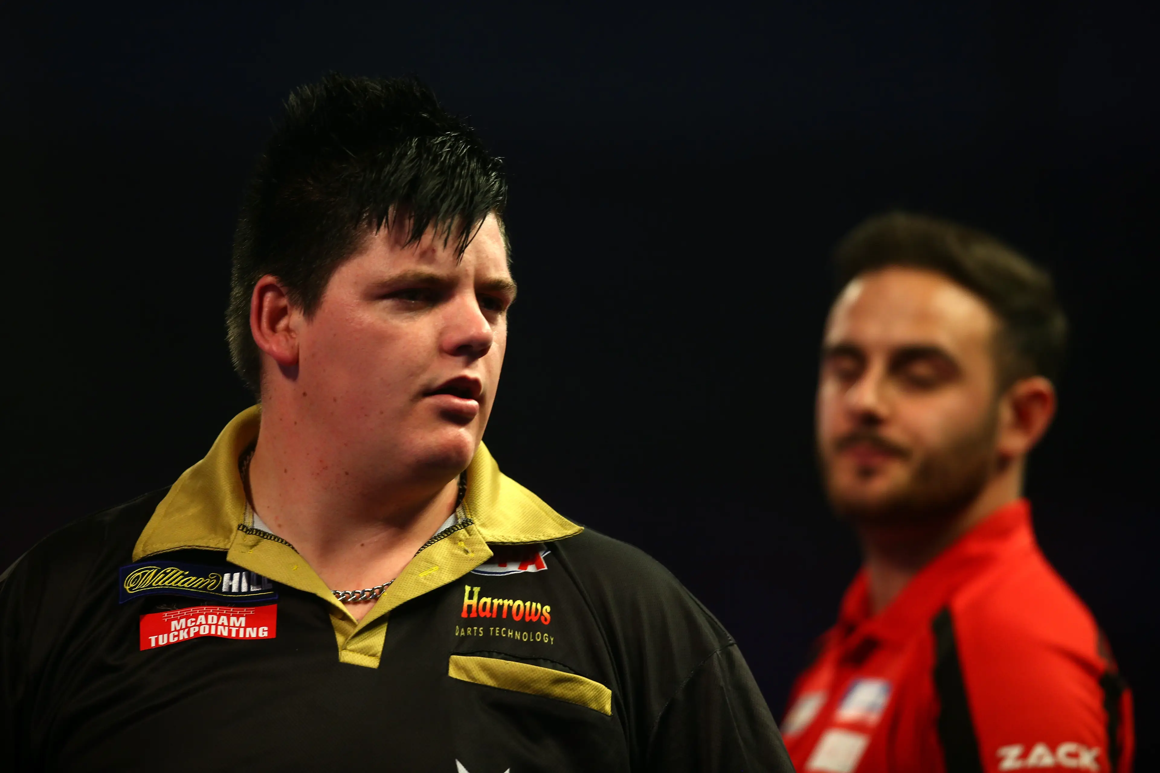 Cadby came up against Joe Cullen at the 2017 World Championship. Image credit: Getty