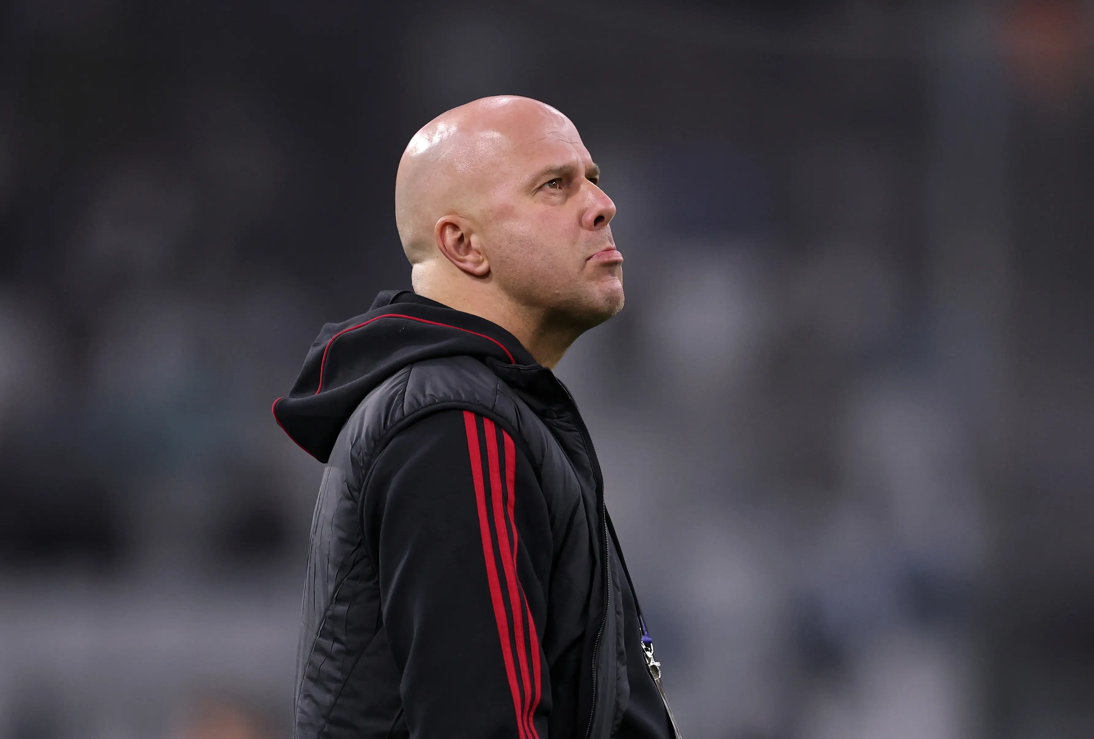 Arne Slot was in disbelief over the question a reporter asked him. Image: Getty