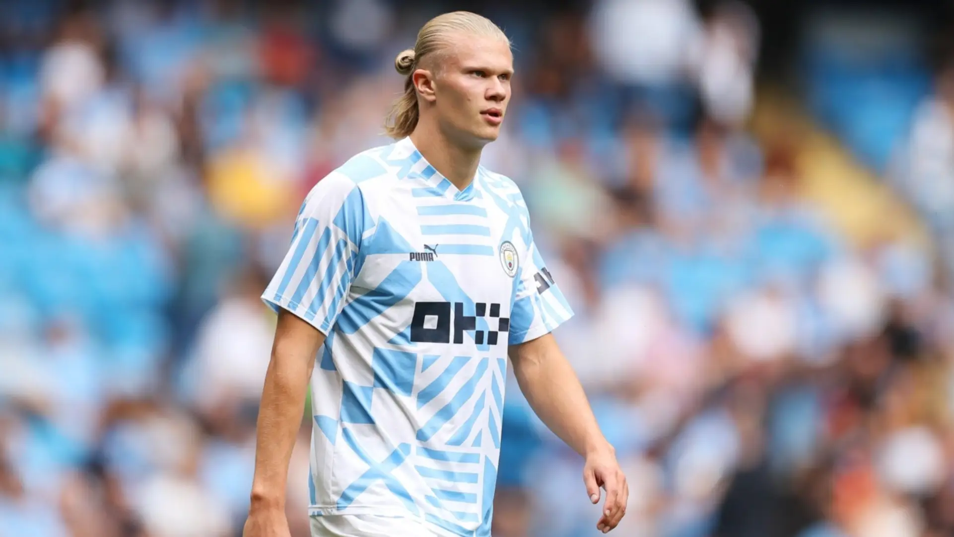 Manchester City forward Erling Haaland (Twitter)
