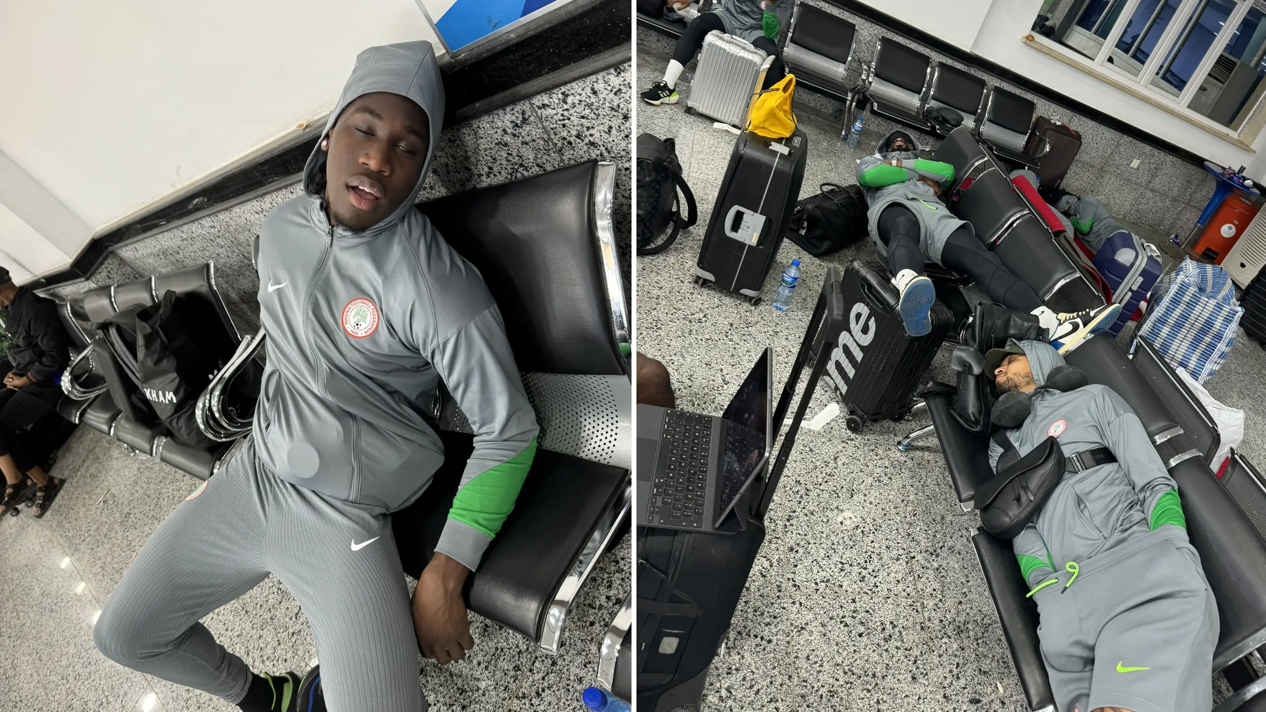 Nigeria players ‘held hostage’ in abandoned airport and left with no food and water ahead of AFCON qualifier