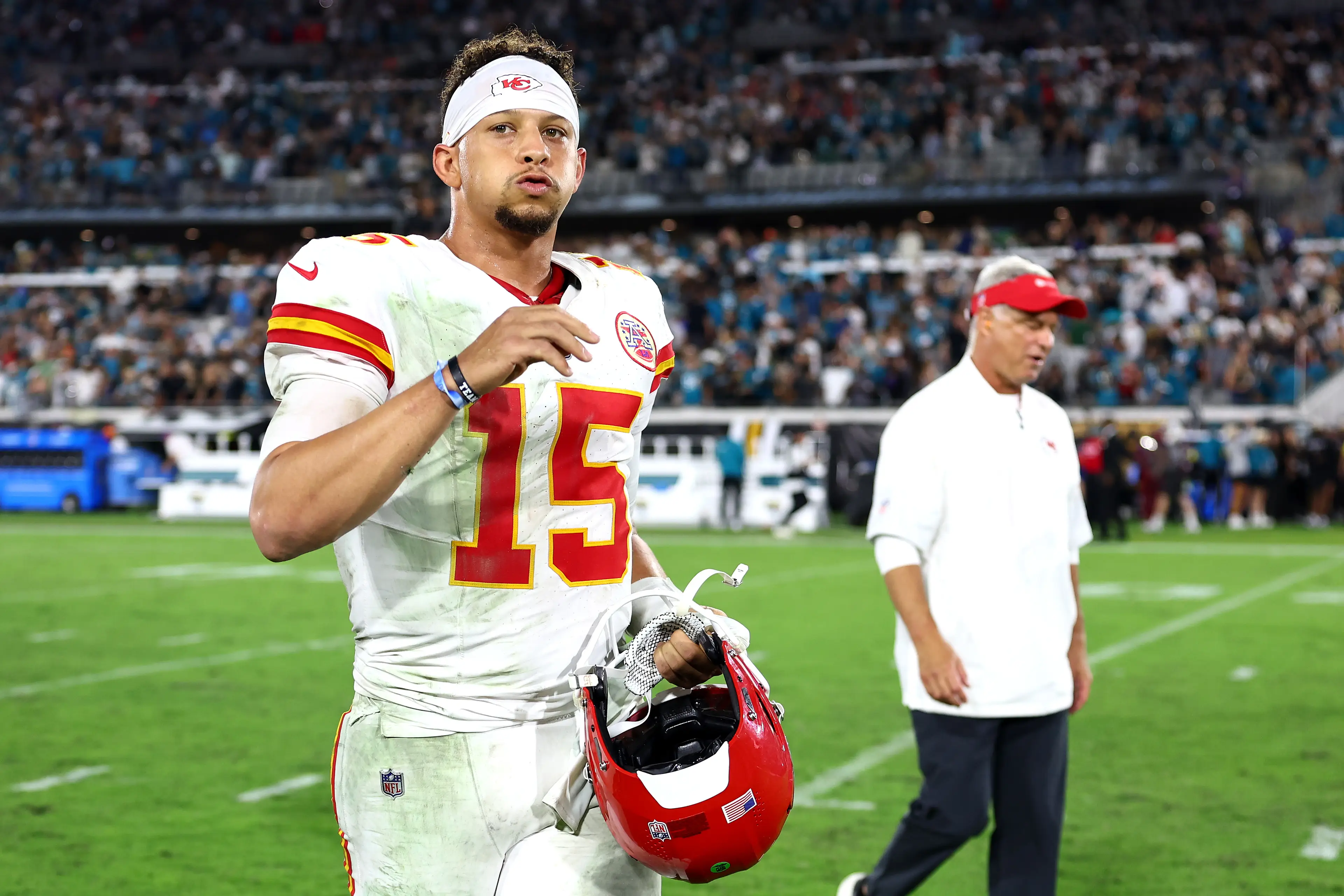 Patrick Mahomes. Image: Megan Briggs / Stringer via Getty