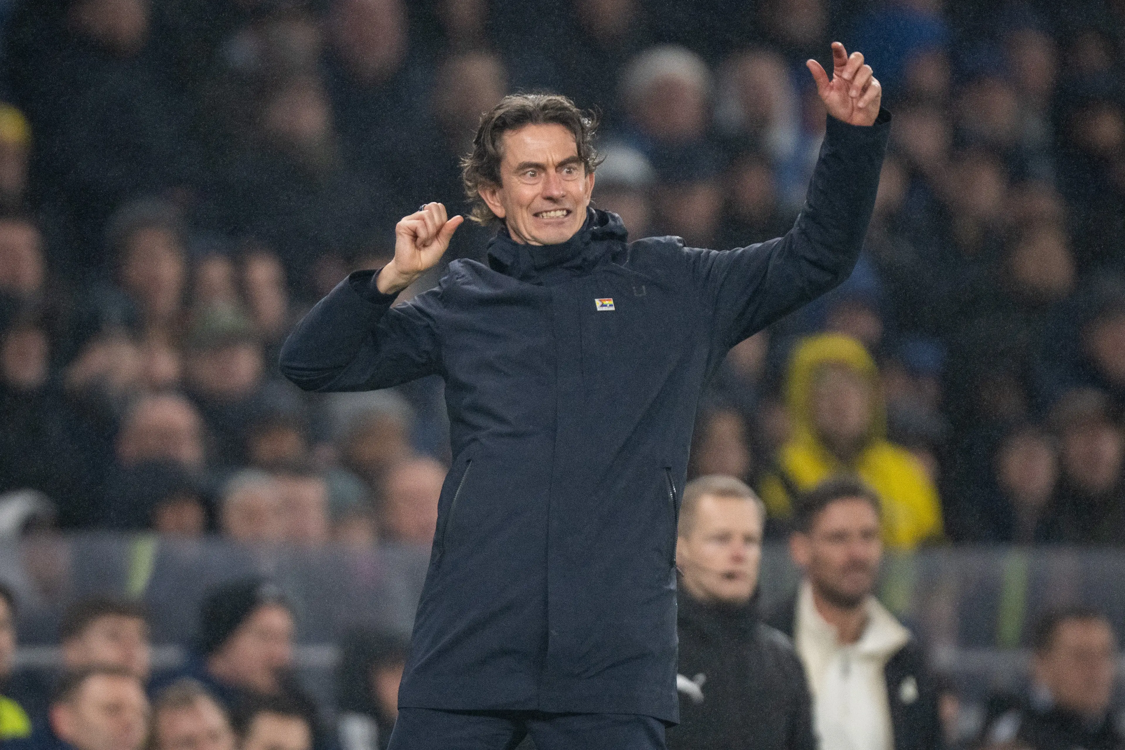 Thomas Frank is under increasing pressure at Tottenham Hotspur. Image: Getty