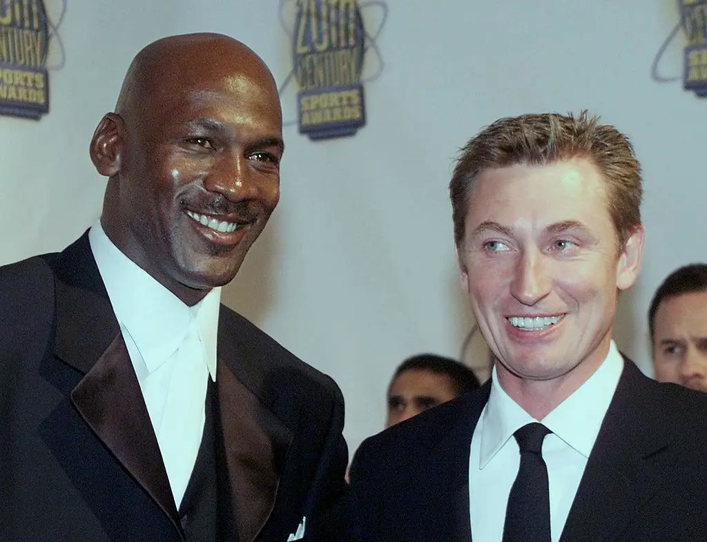 Michael Jordan and Wayne Gretzky were friends (Credit:Getty)