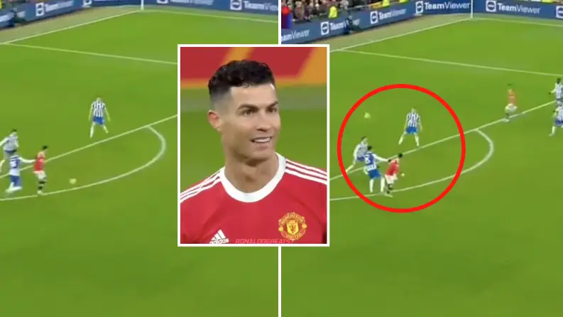Cristiano Ronaldo Was Denied The Best Assist Of His Career Vs Brighton