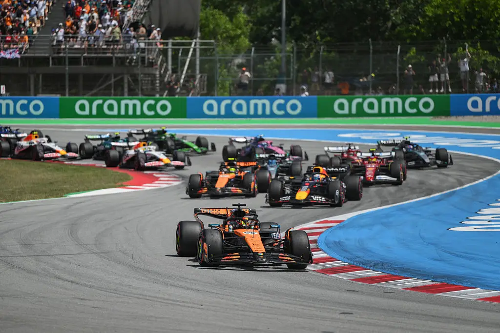 The penalty saw Verstappen finish the race in 10th, while Russell claimed P4. (Image: Getty)