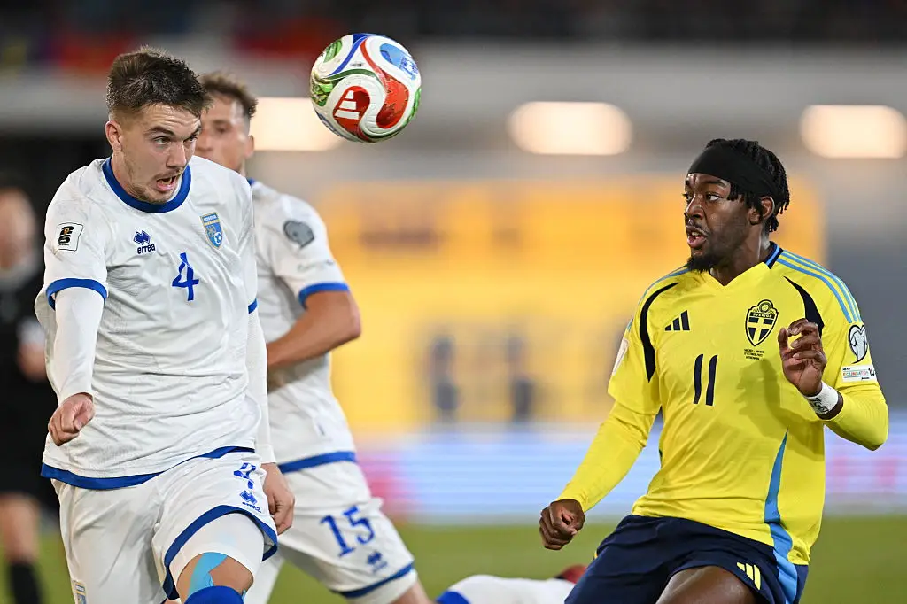 Elanga came off the bench in the 1-0 loss. (Image: BJORN LARSSON ROSVALL/TT NEWS AGENCY/AFP via Getty Images)