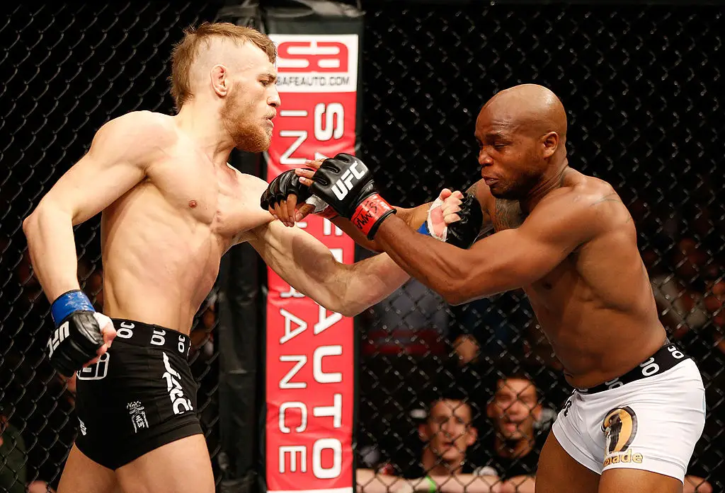 Conor McGregor beat Marcus Brimage in 2013 (Credit:Getty)