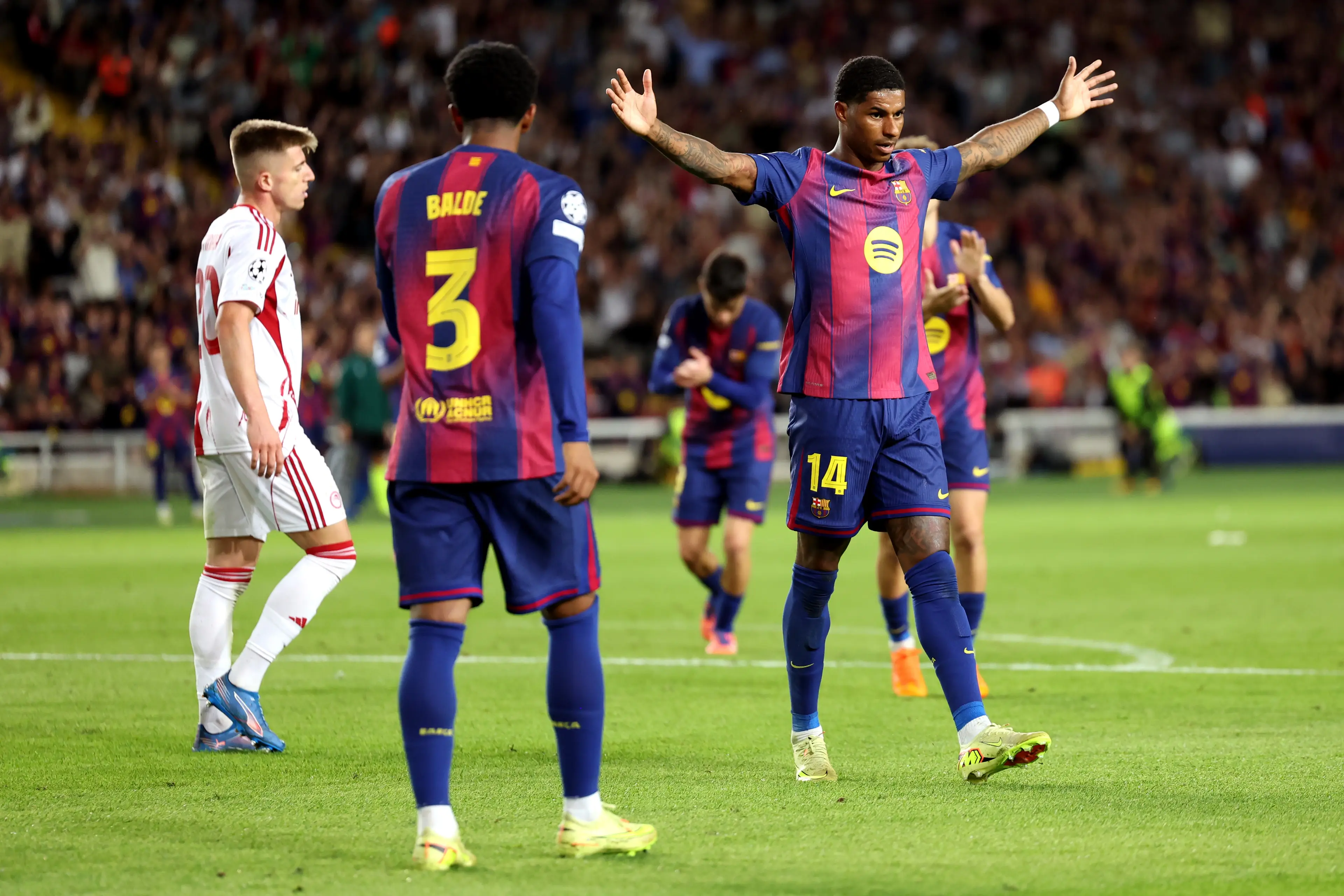 Marcus Rashford has been in fine form for the La Liga giants. (Image: Getty)