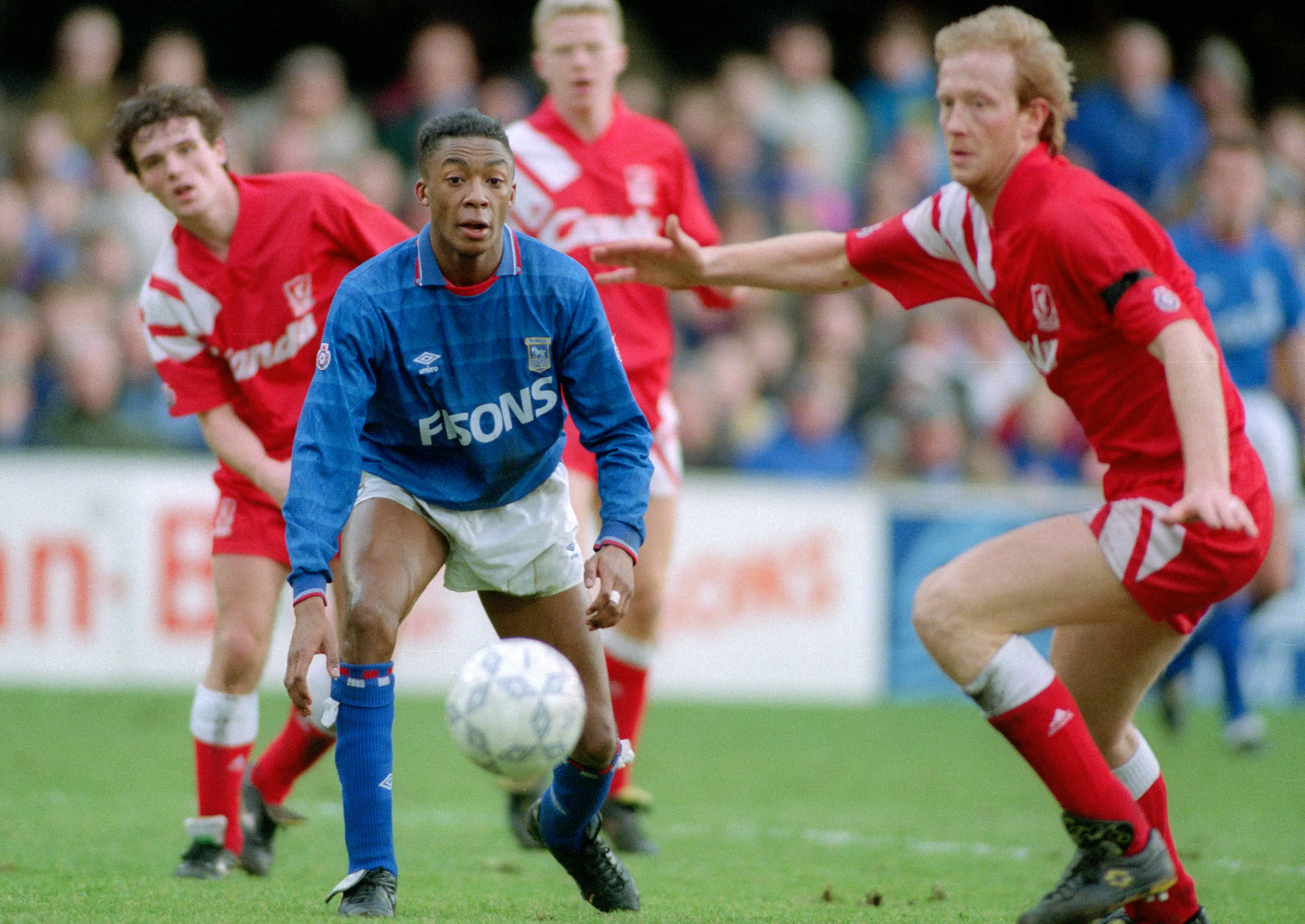 Kiwomya during his time at Ipswich Town. (Image