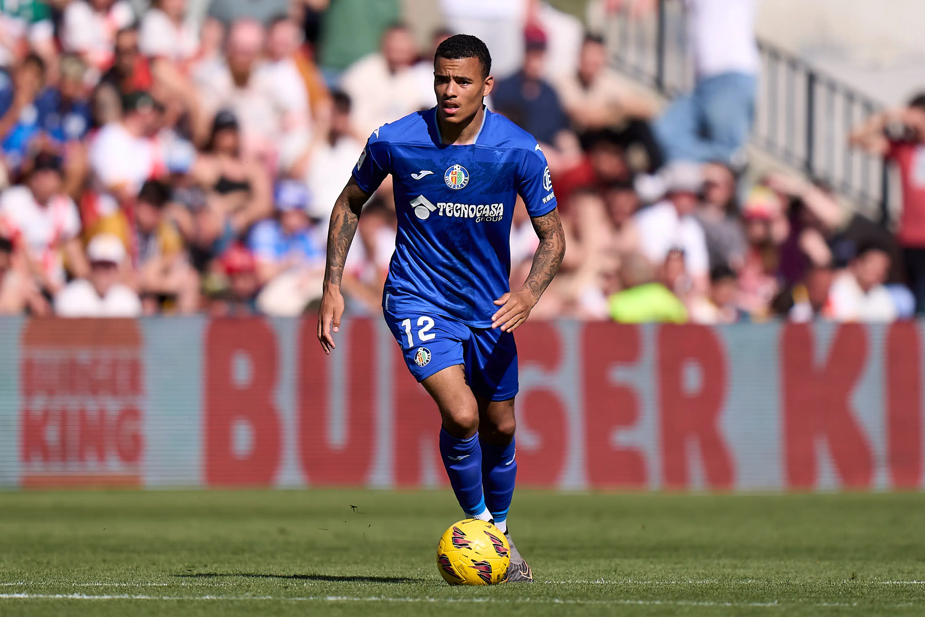 Mason Greenwood has spent the season on loan at Getafe (Getty)