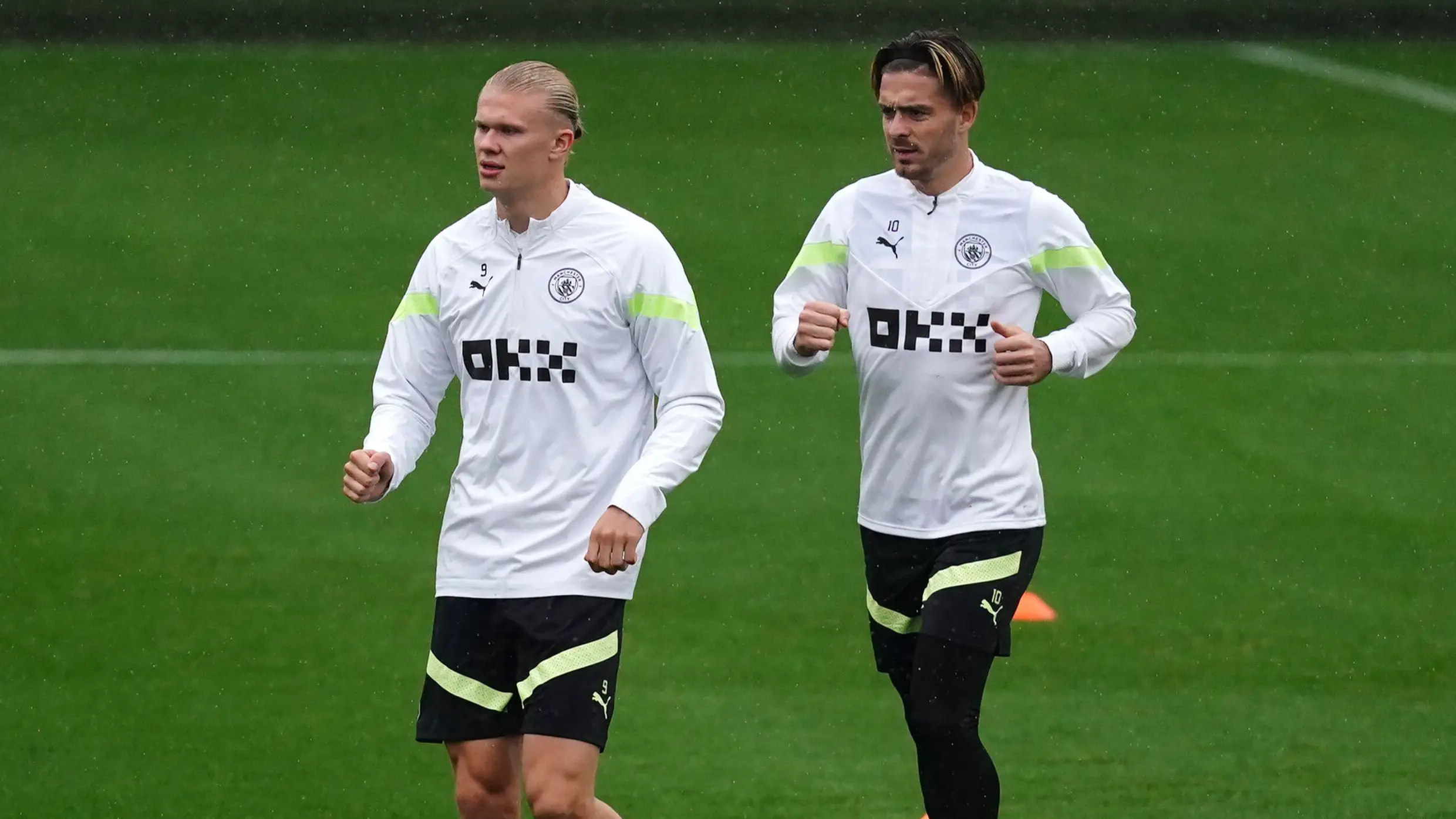 23-man Manchester City squad training ahead of Champions League clash against Copenhagen