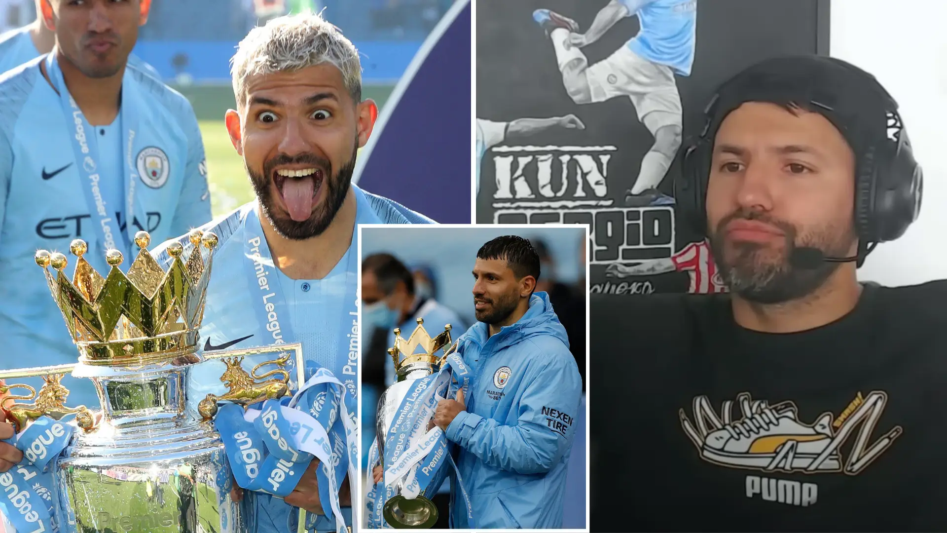 Sergio Aguero’s YouTube/Alamy