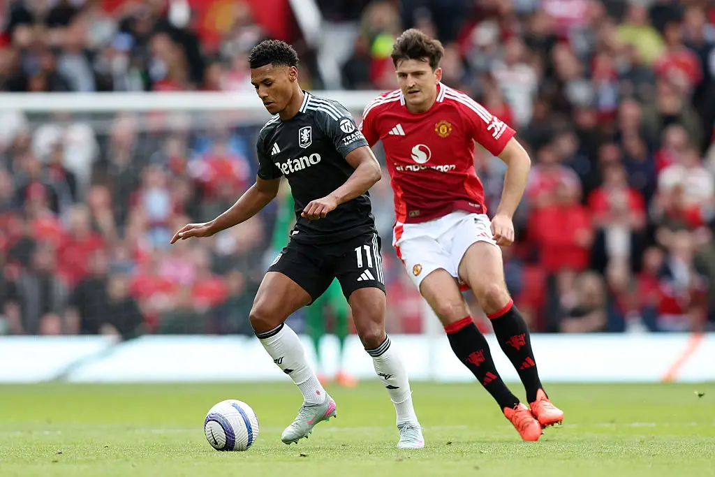 Ollie Watkins in action at Old Trafford (Credit:Getty)