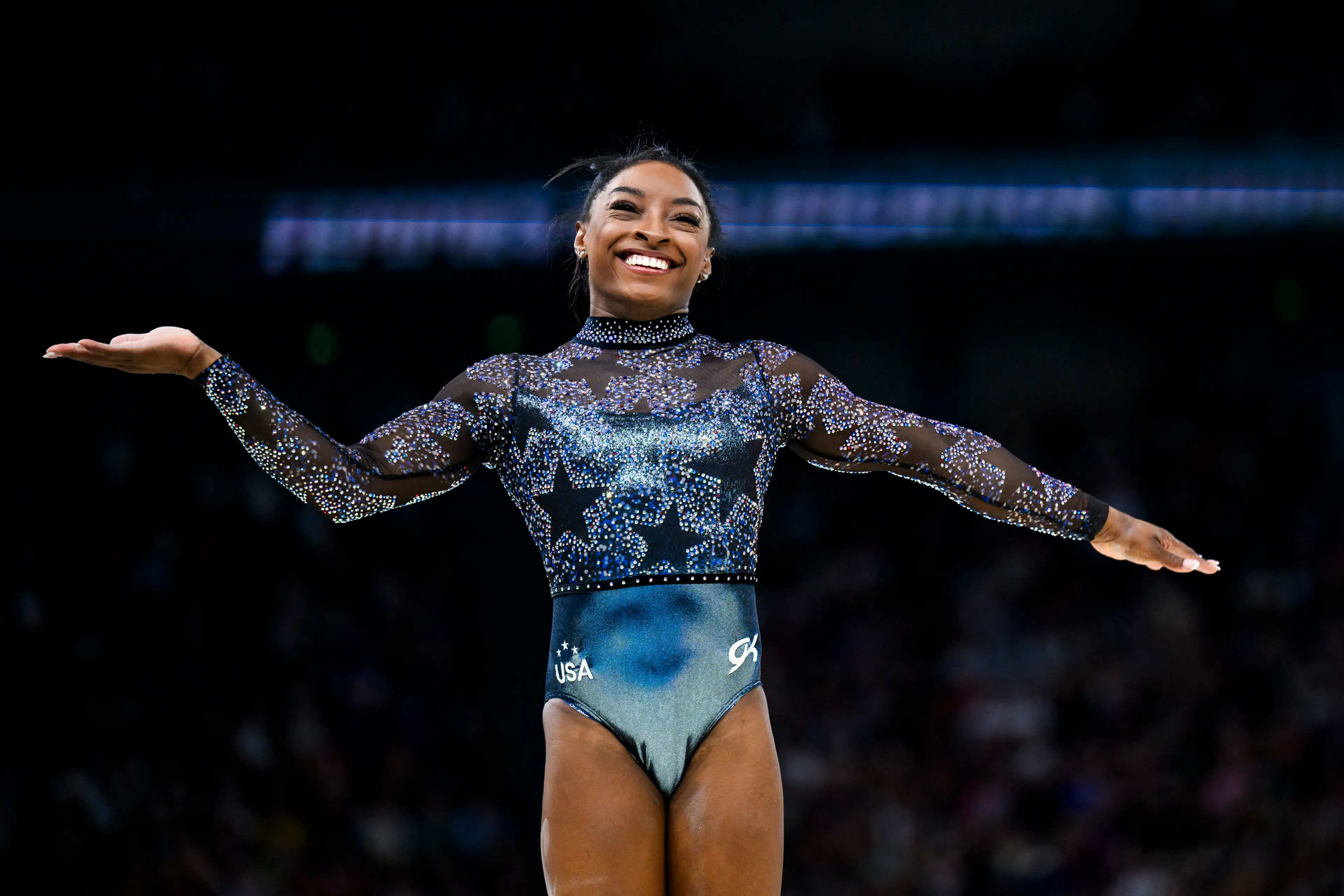 Simone Biles impressed on day 2 of the Paris Olympics. [Getty]