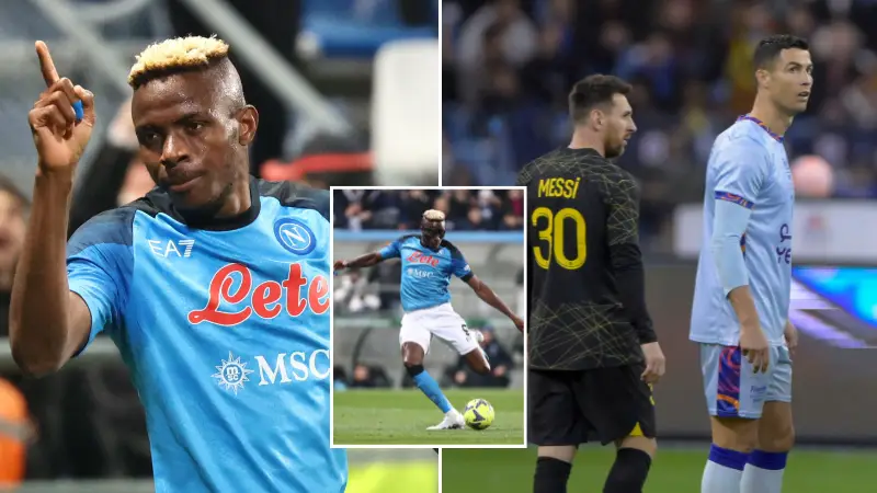 Napoli striker Victor Osimhen breaks Lionel Messi and Cristiano Ronaldo record in his 197th game