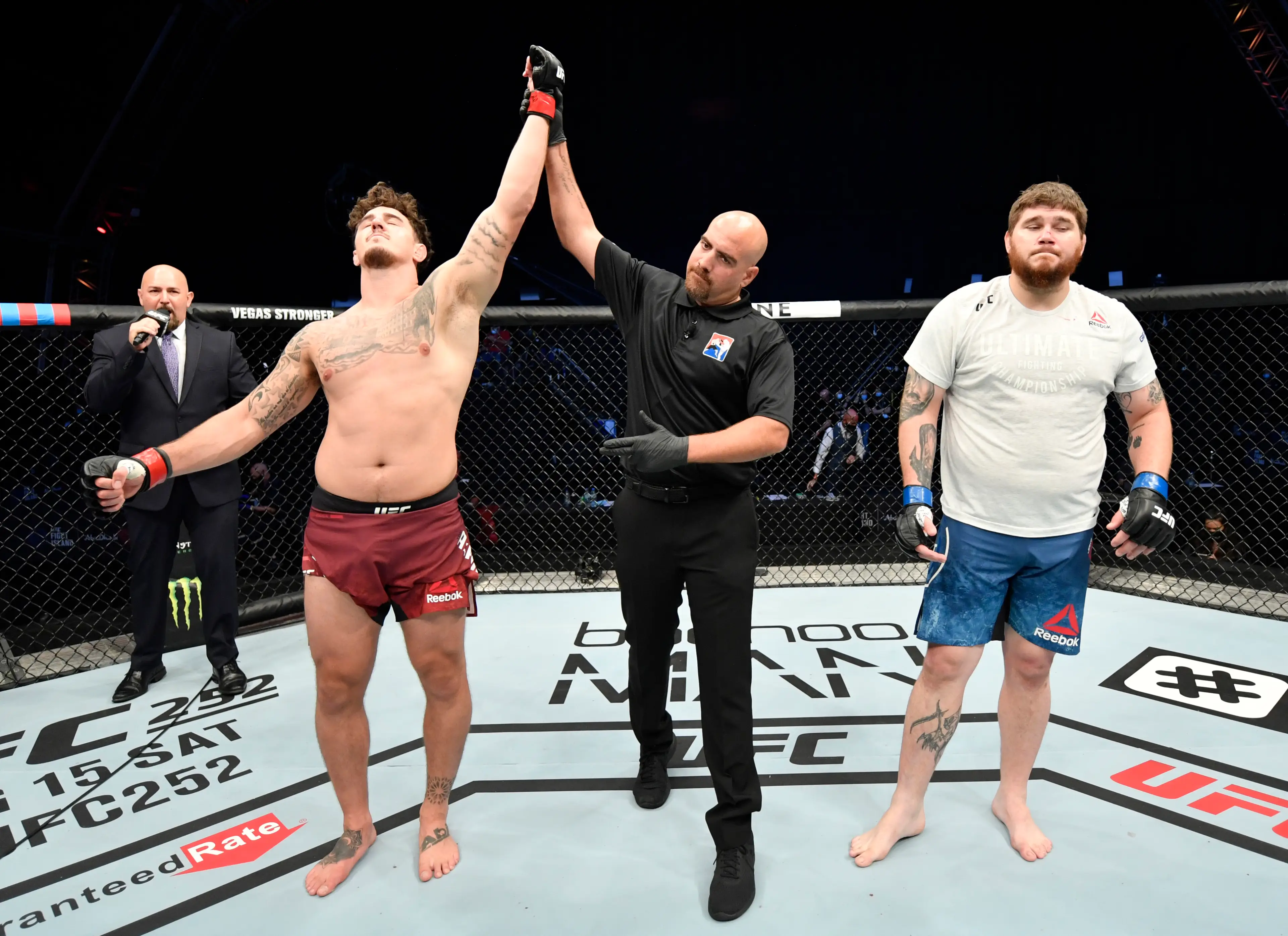 Tom Aspinall made his UFC debut in July 2020. Image: Getty 
