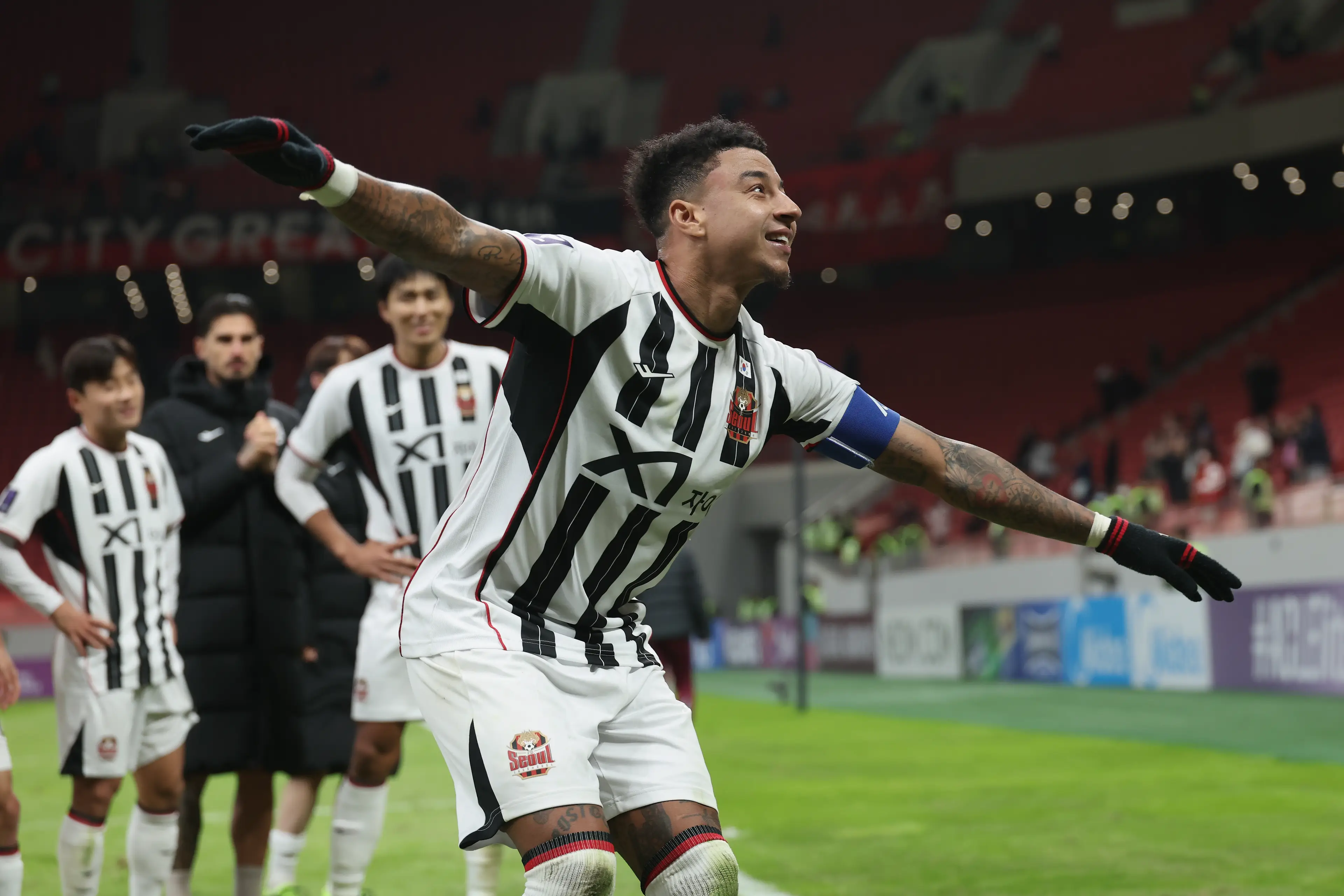 Lingard has enjoyed his spell in South Korea. Image credit: Getty