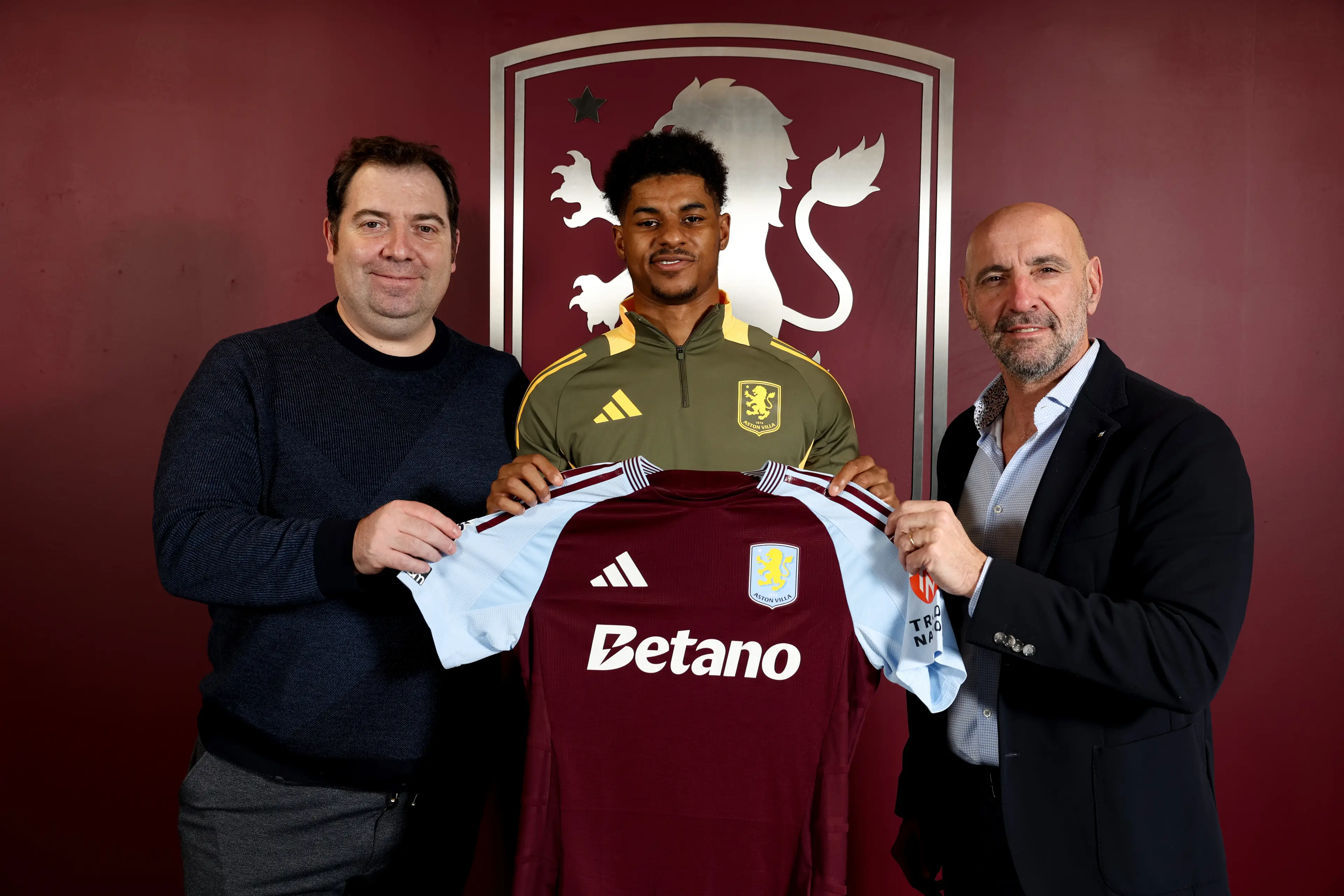 Marcus Rashford has joined Aston Villa on a loan deal until the end of the season. Image: Getty 