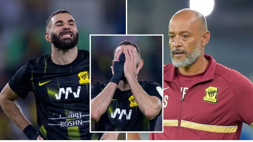 Nuno Espirito Santo 'tells Al-Ittihad board Karim Benzema NOT in his plans', Frenchman only joined two months ago