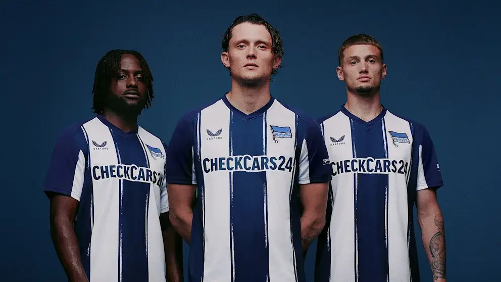 Hertha BSC revealed their home kit three weeks ago. (Image: Hertha BSC)