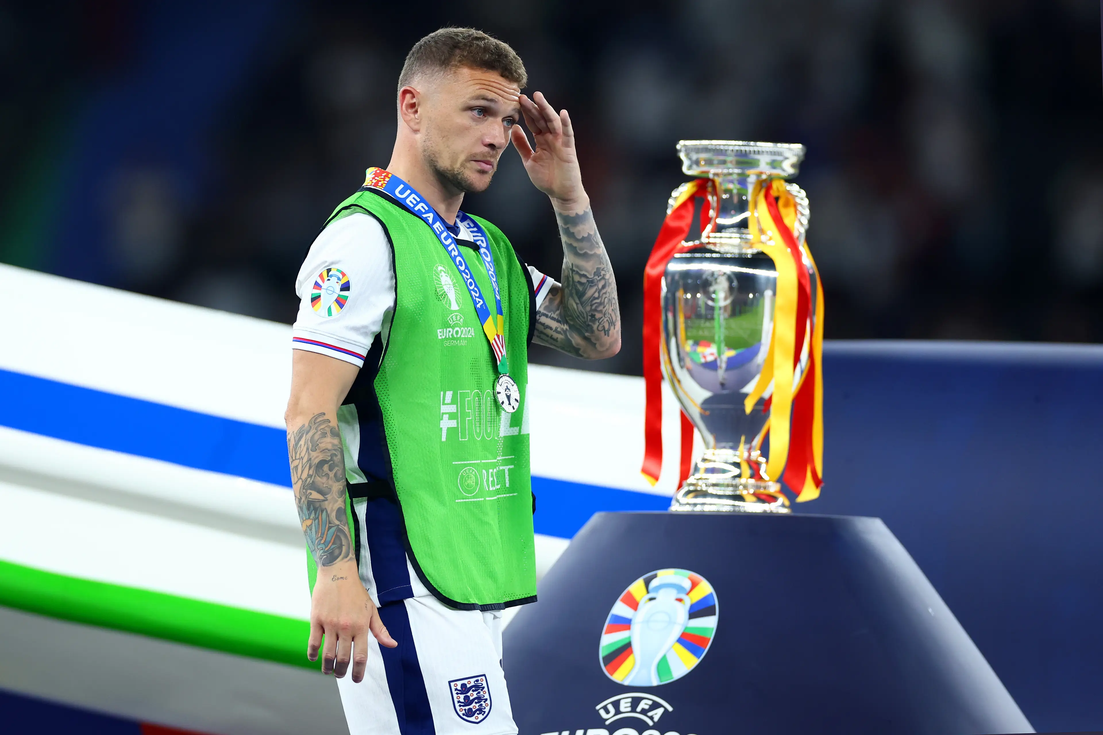 Trippier insisted England being tired was not an excuse for their Euro final defeat (Getty)