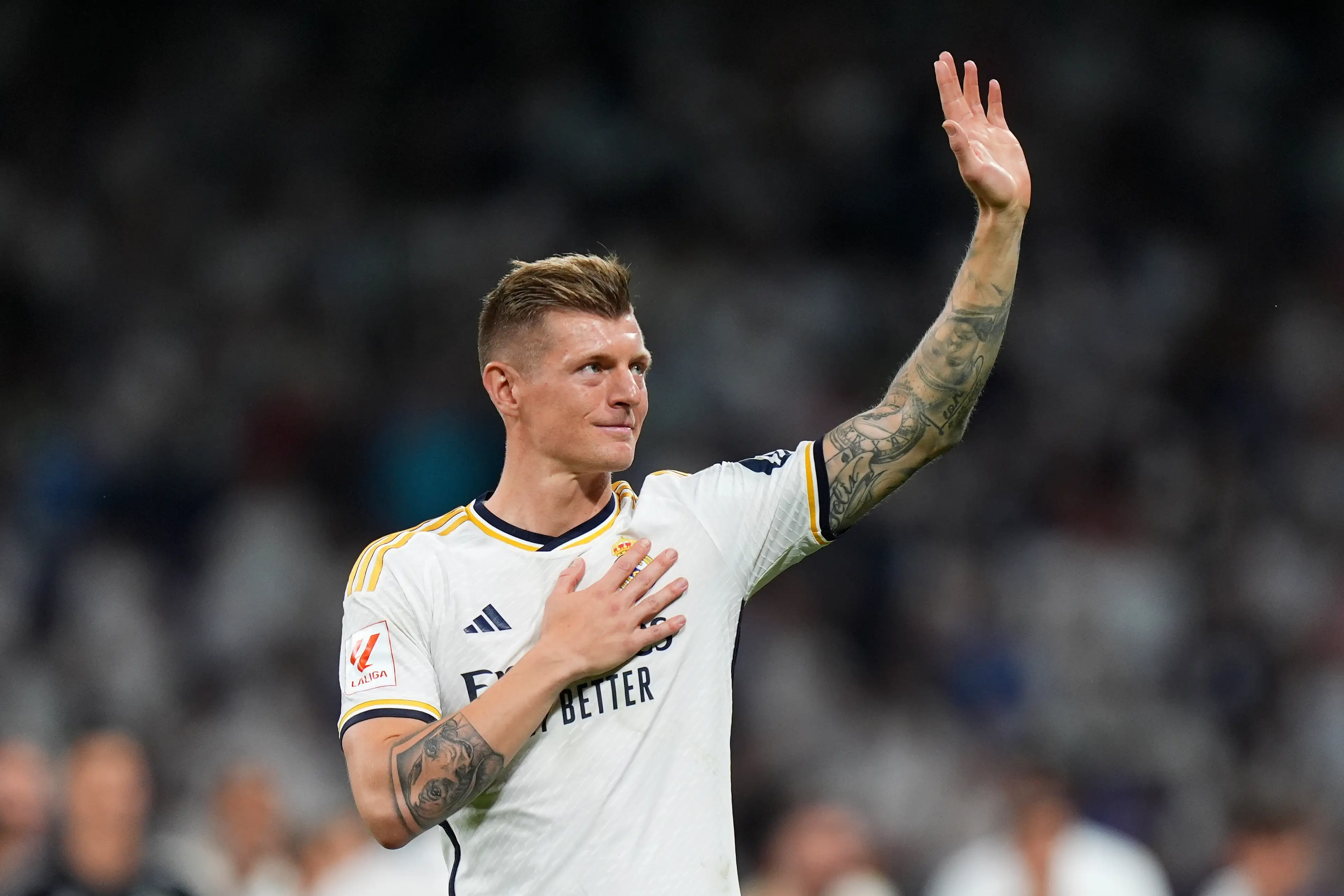 Toni Kroos enjoyed a legendary spell at Real Madrid. Image: Getty 