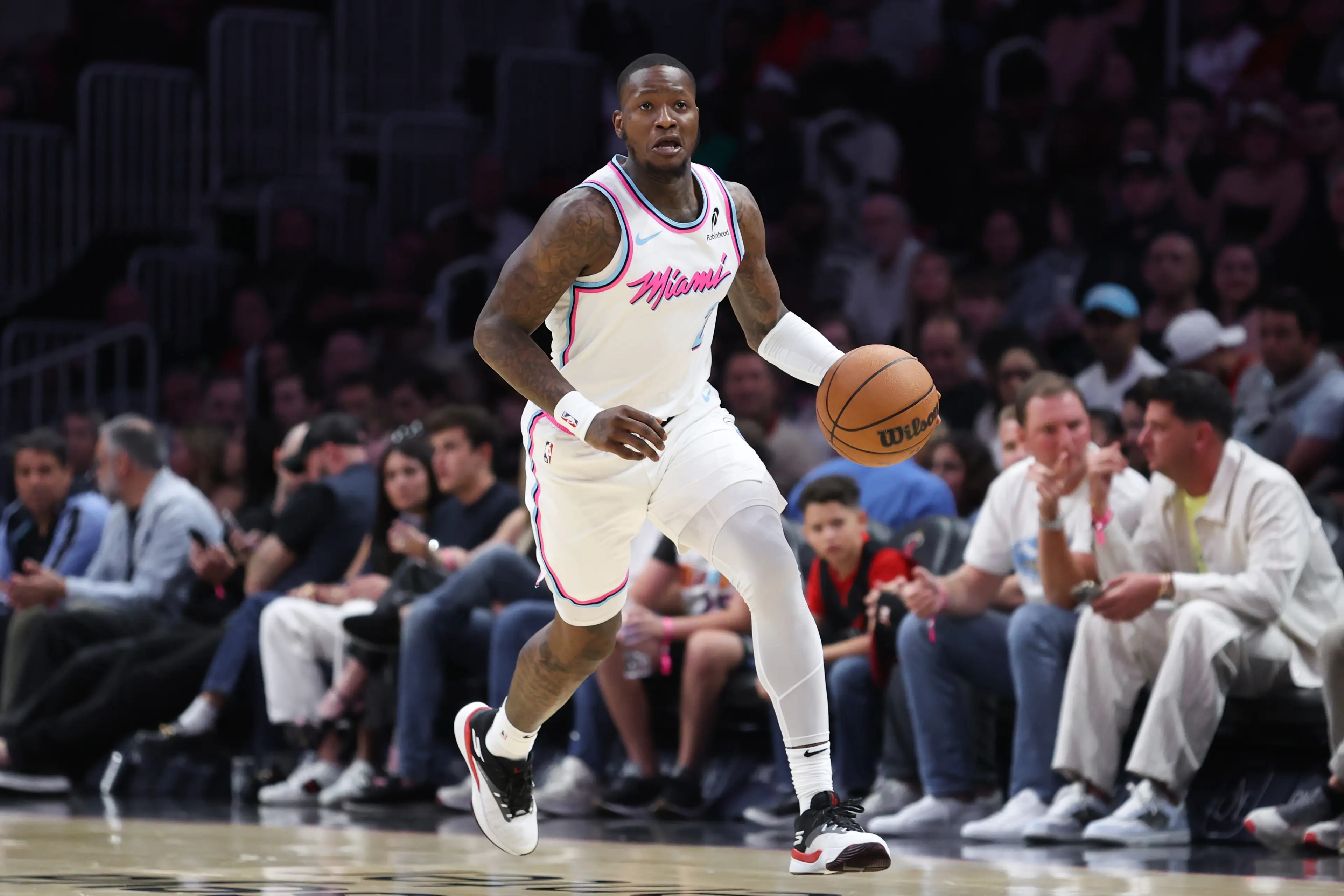 Miami Heat star Terry Rozier was arrested as part of the FBI investigation into sports betting. (Image: Getty)