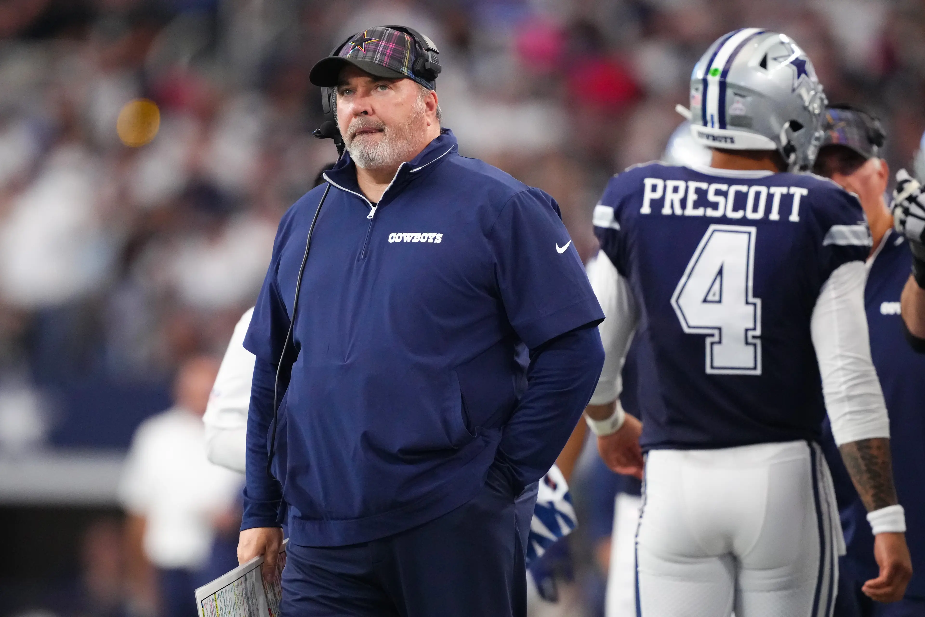 Mike McCarthy was removed as head coach in January this year after struggling to get the best out of Prescott (Sam Hodde/Getty Images)