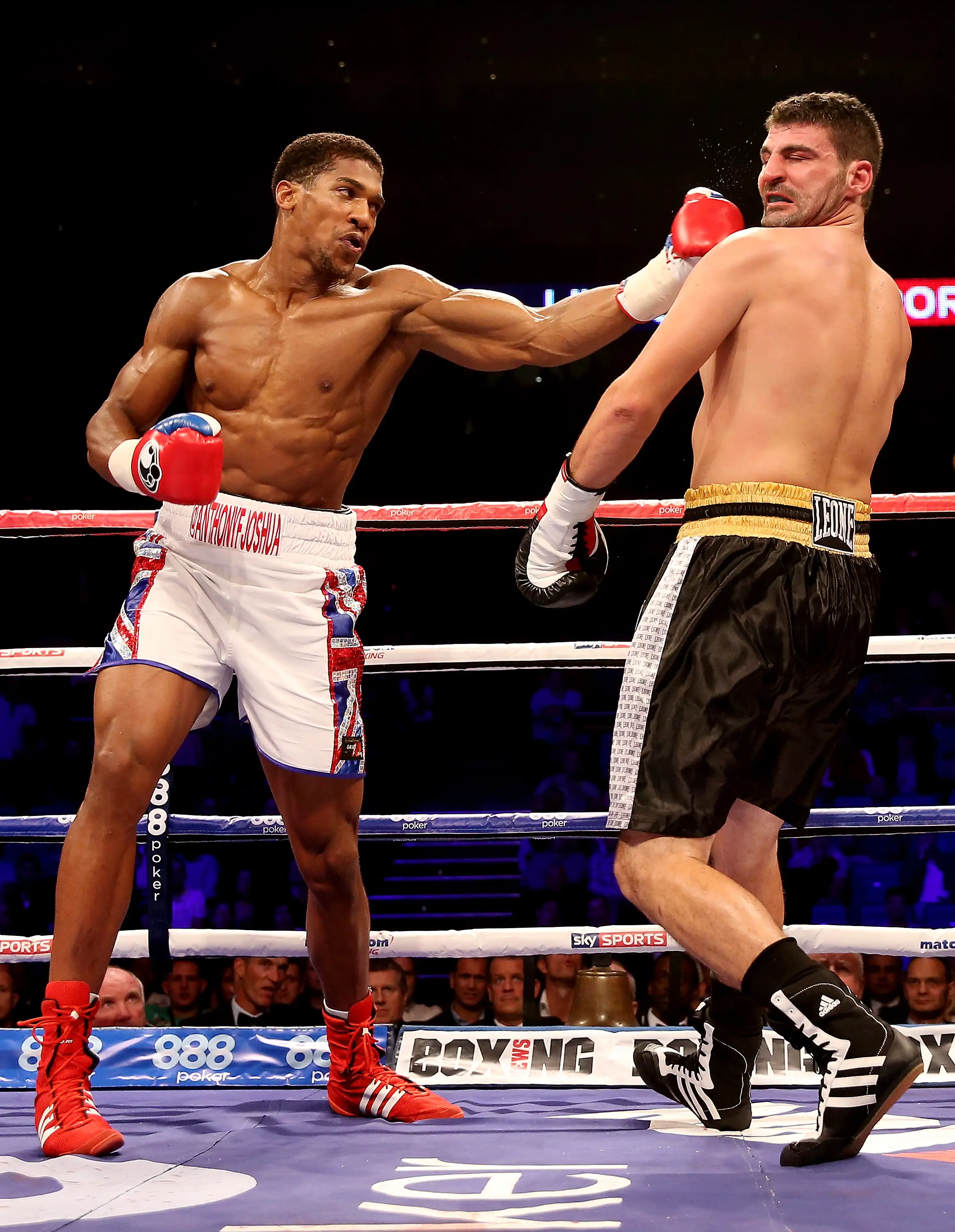 Joshua impressed on his pro debut. Image credit: Getty