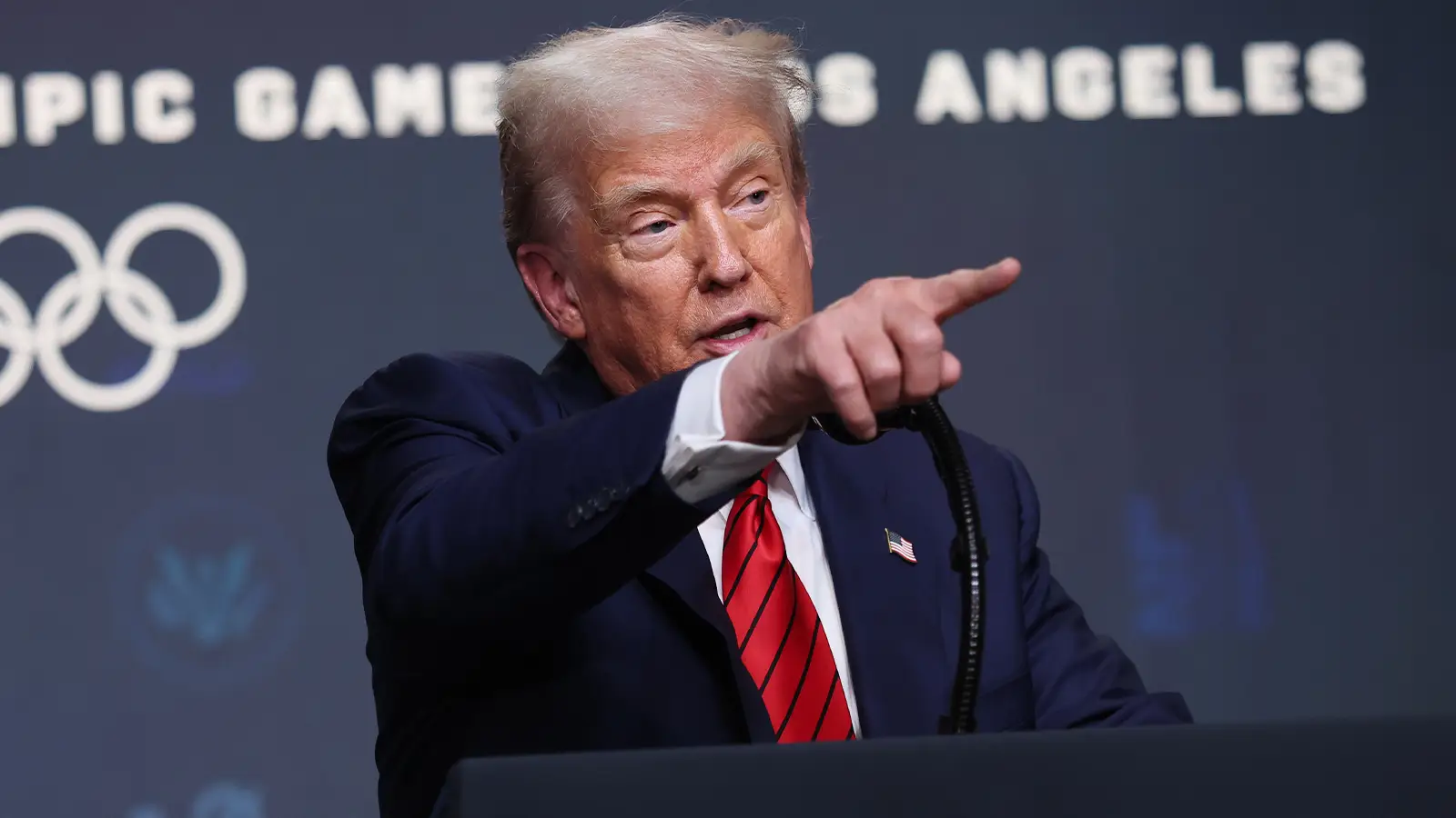 The IOC decision aligns with the Trump administration's policy (Getty)