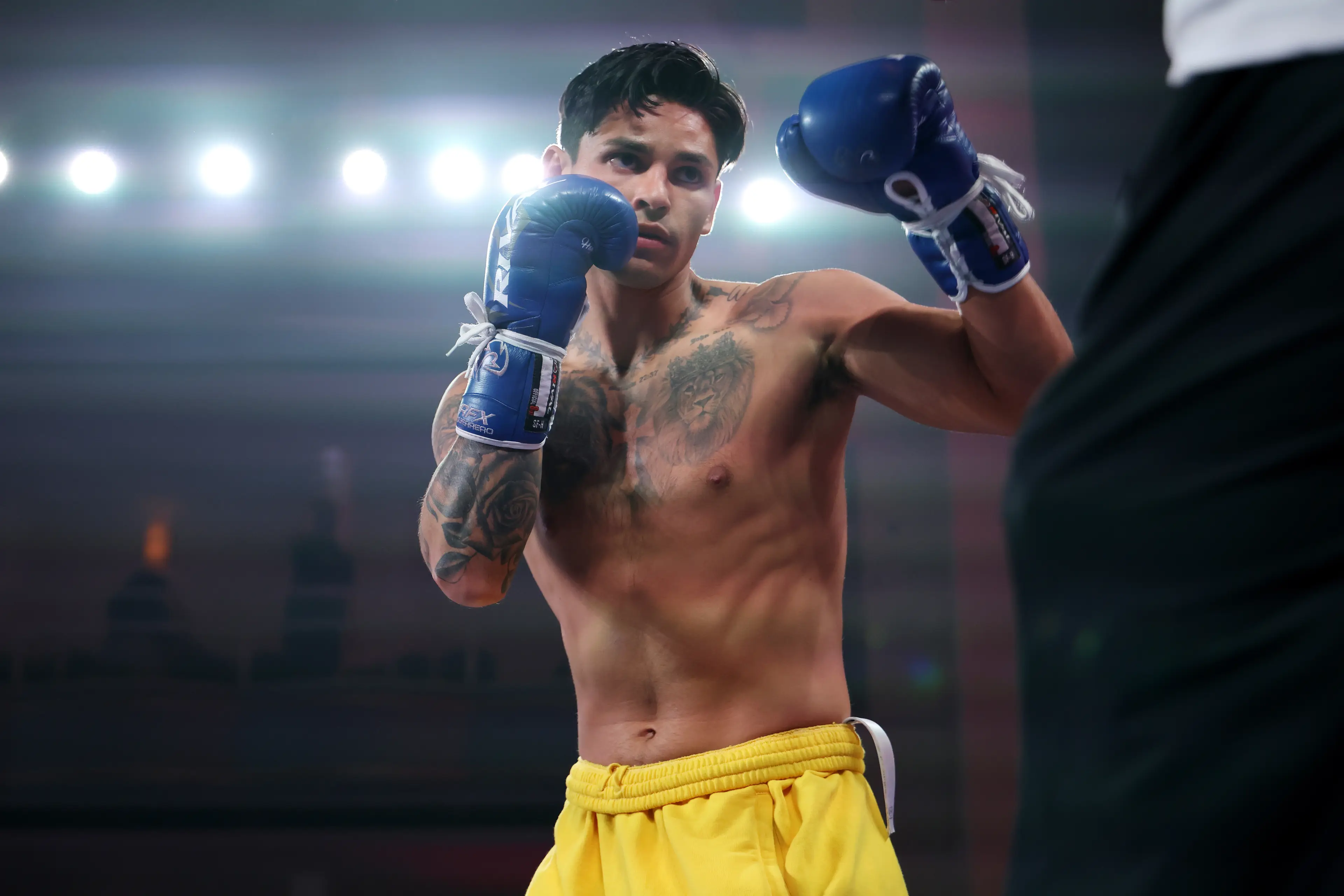 Conor Benn is eyeing a fight against Ryan Garcia. Image: Getty 