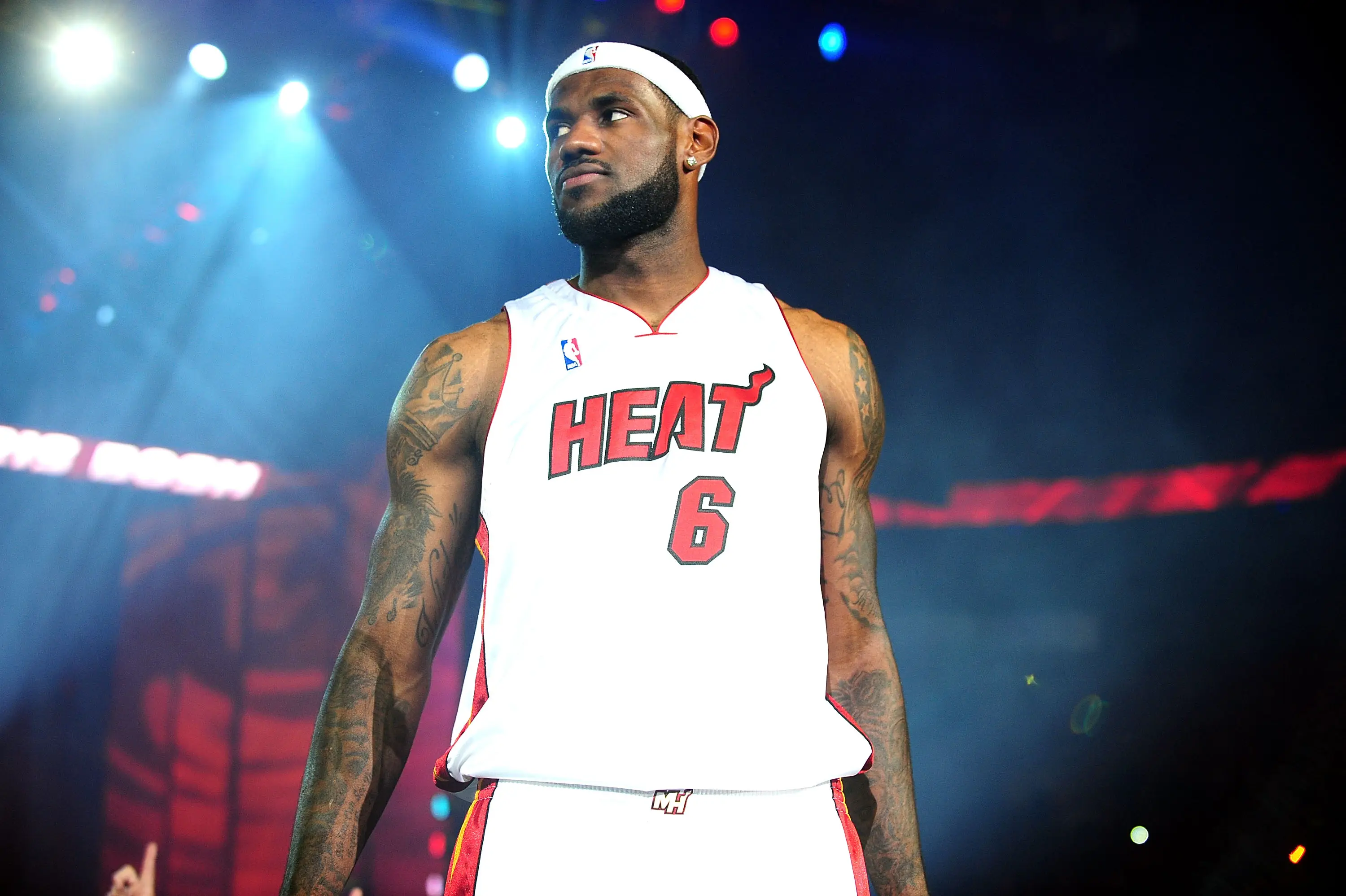 LeBron James joined the Miami Heat in 2010. Image: Getty