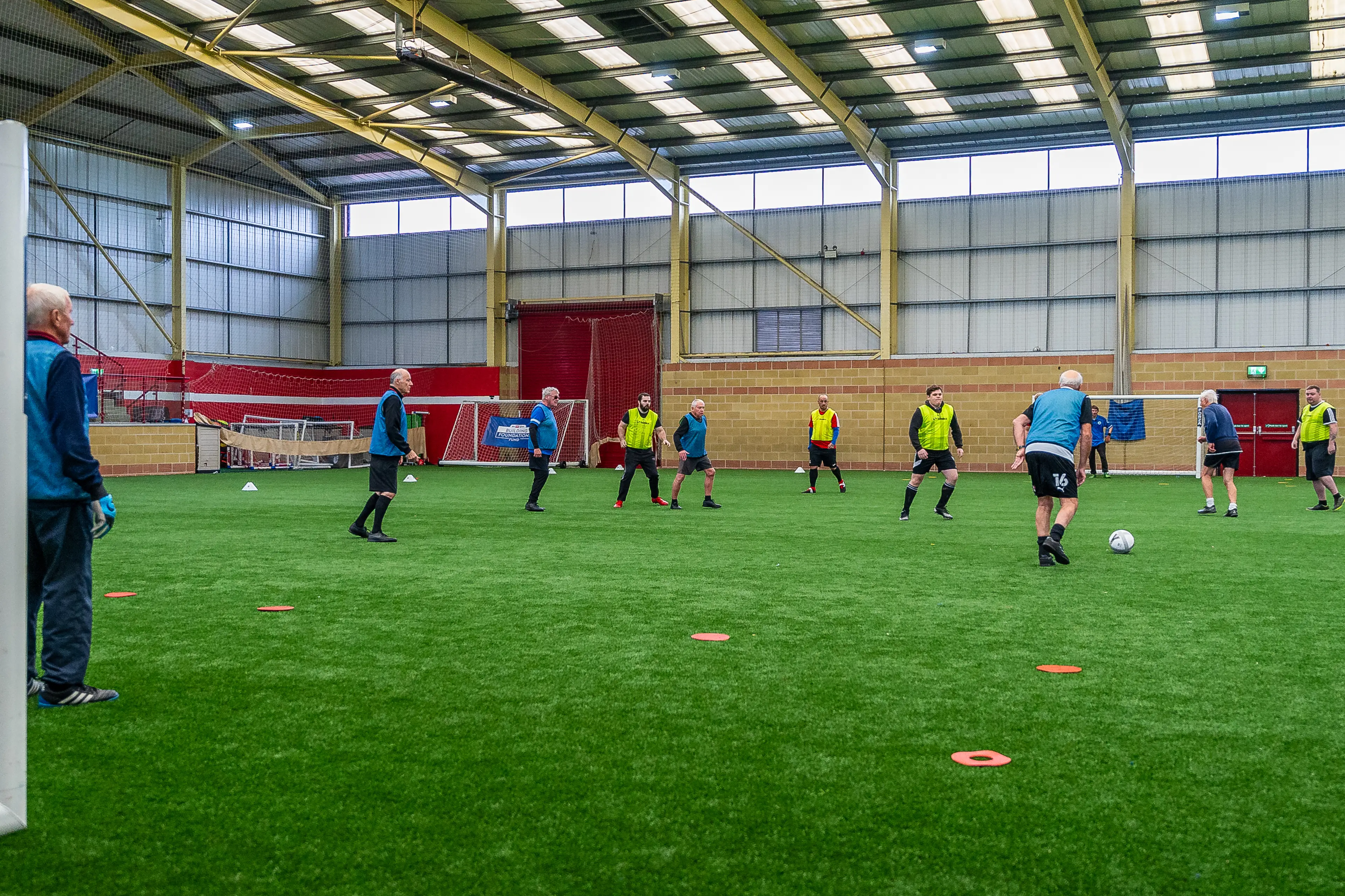 Walking Football taking place