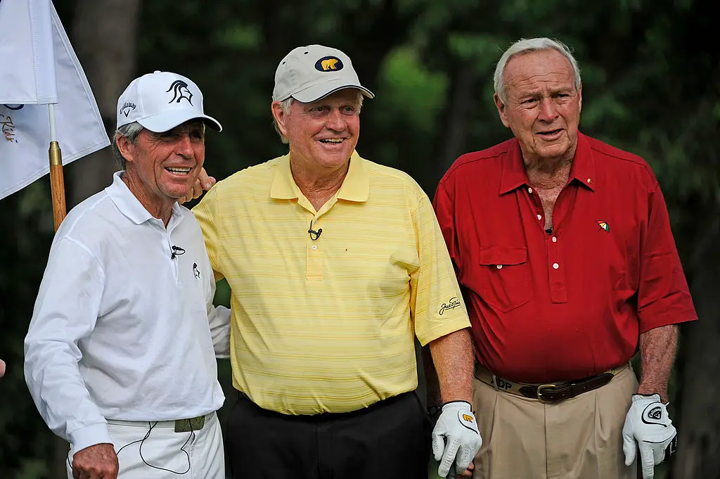 Gary Player and Arnold Palmer were two thirds of the 'big three' alongside fellow legend Jack Nicklaus. (Image: Chris Condon/PGA TOUR)
