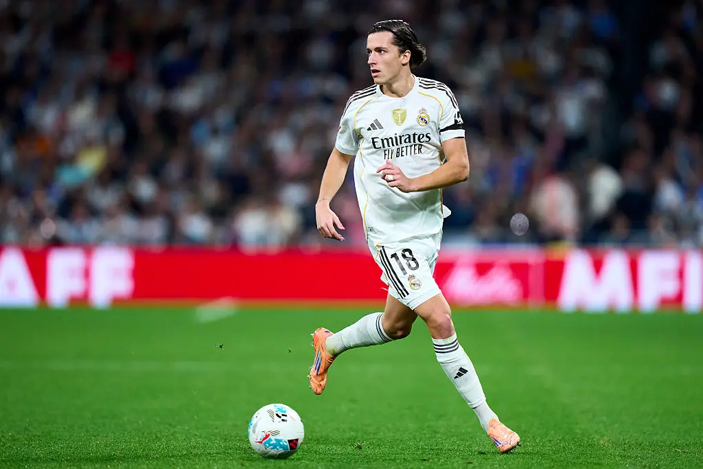 Alvaro Carreras in action for Real Madrid (Credit:Getty)