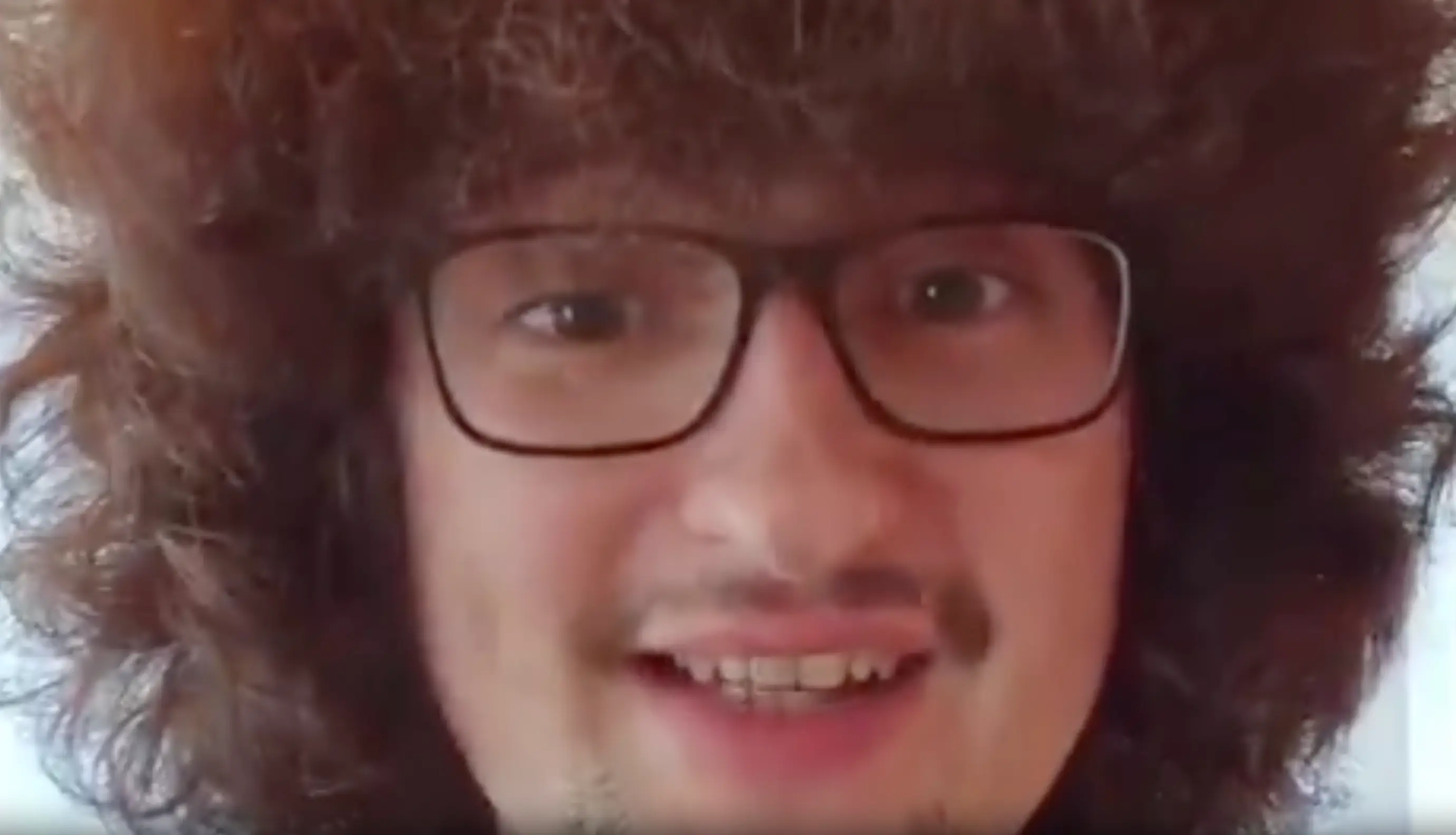 Frank has gone 398 days without cutting his hair. Image: The United Strand