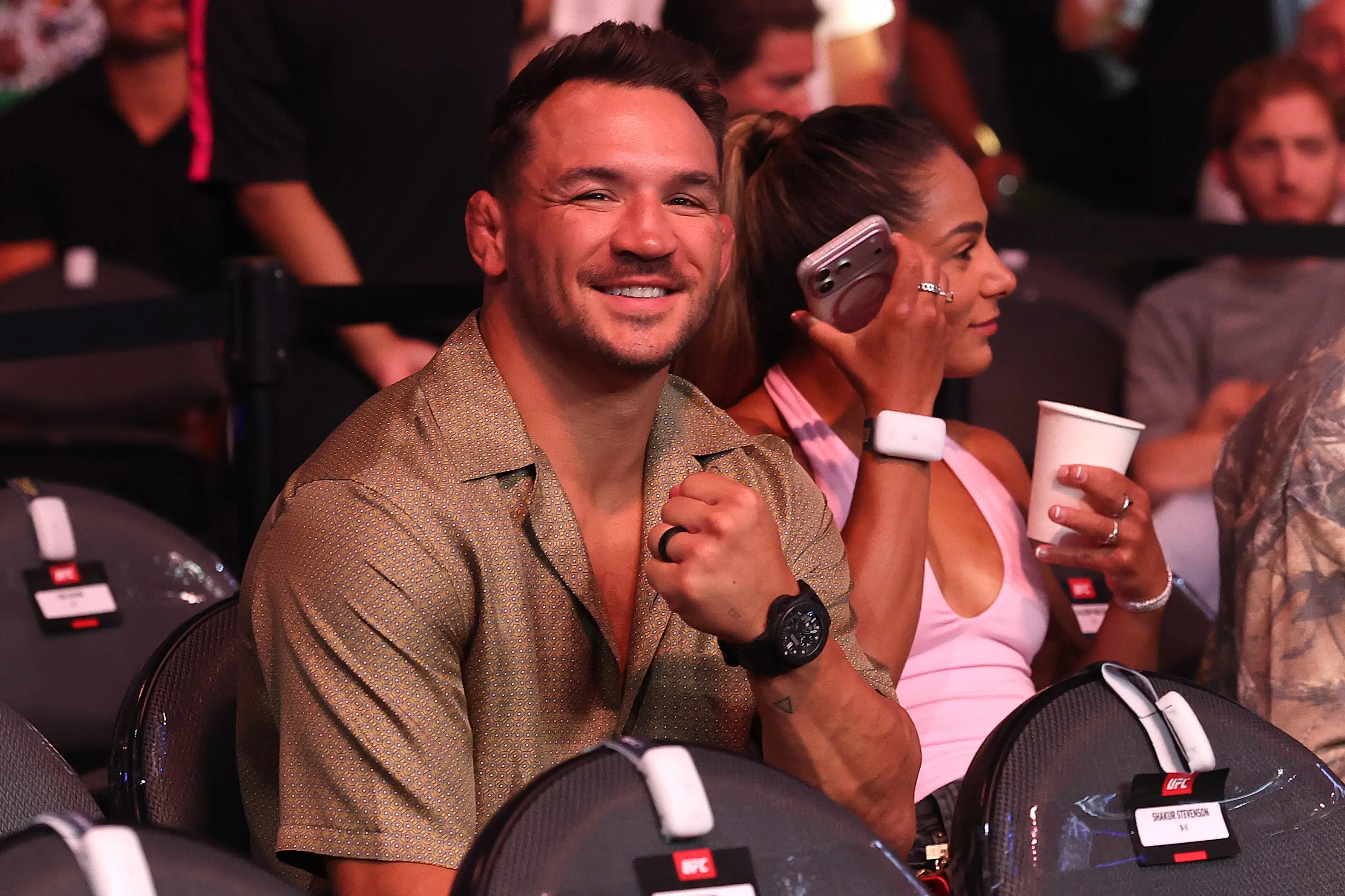 Michael Chandler was in attendance at UFC 329. Image credit: Getty