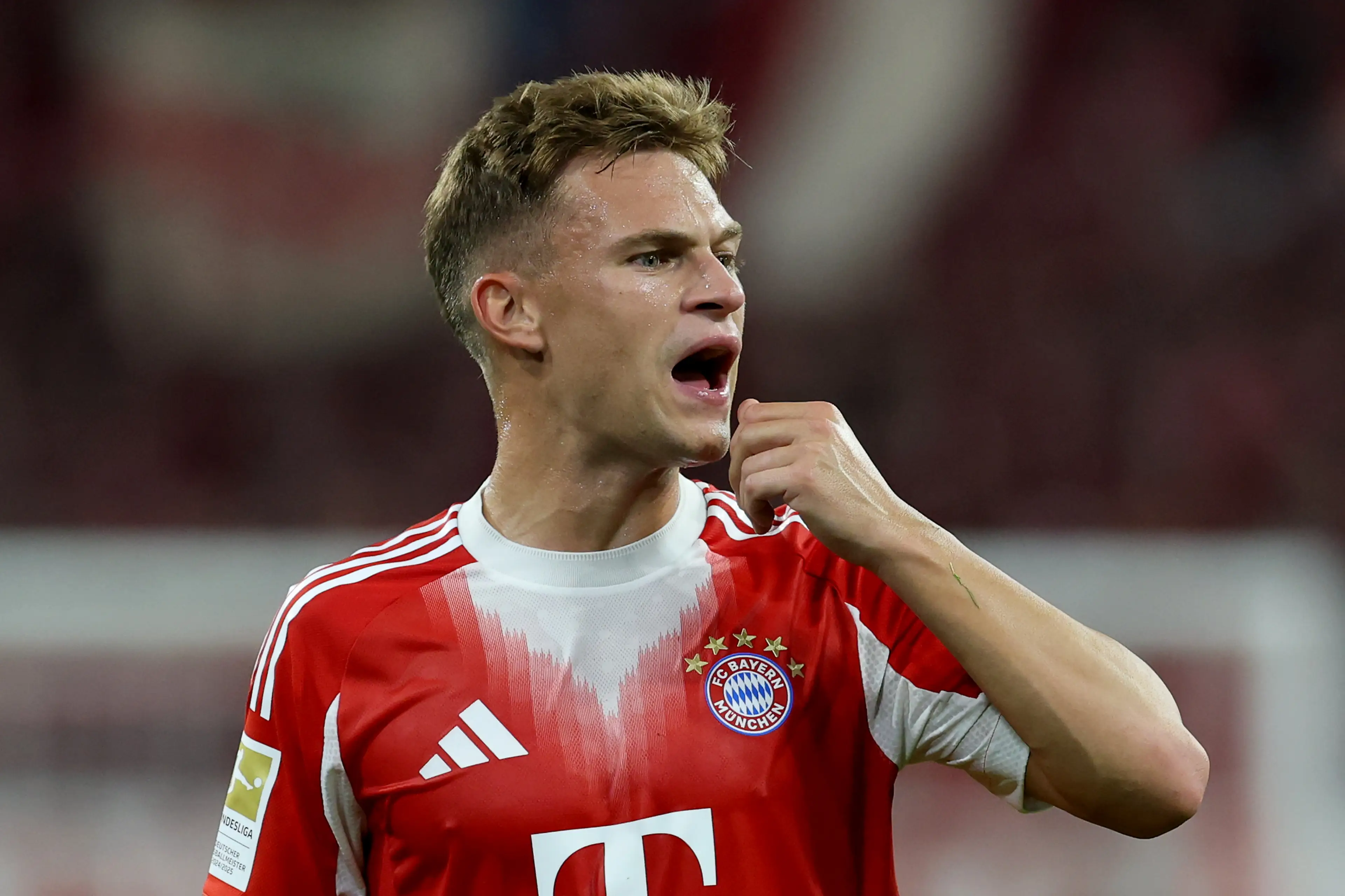 Joshua Kimmich in action for Bayern Munich. Image: Getty 