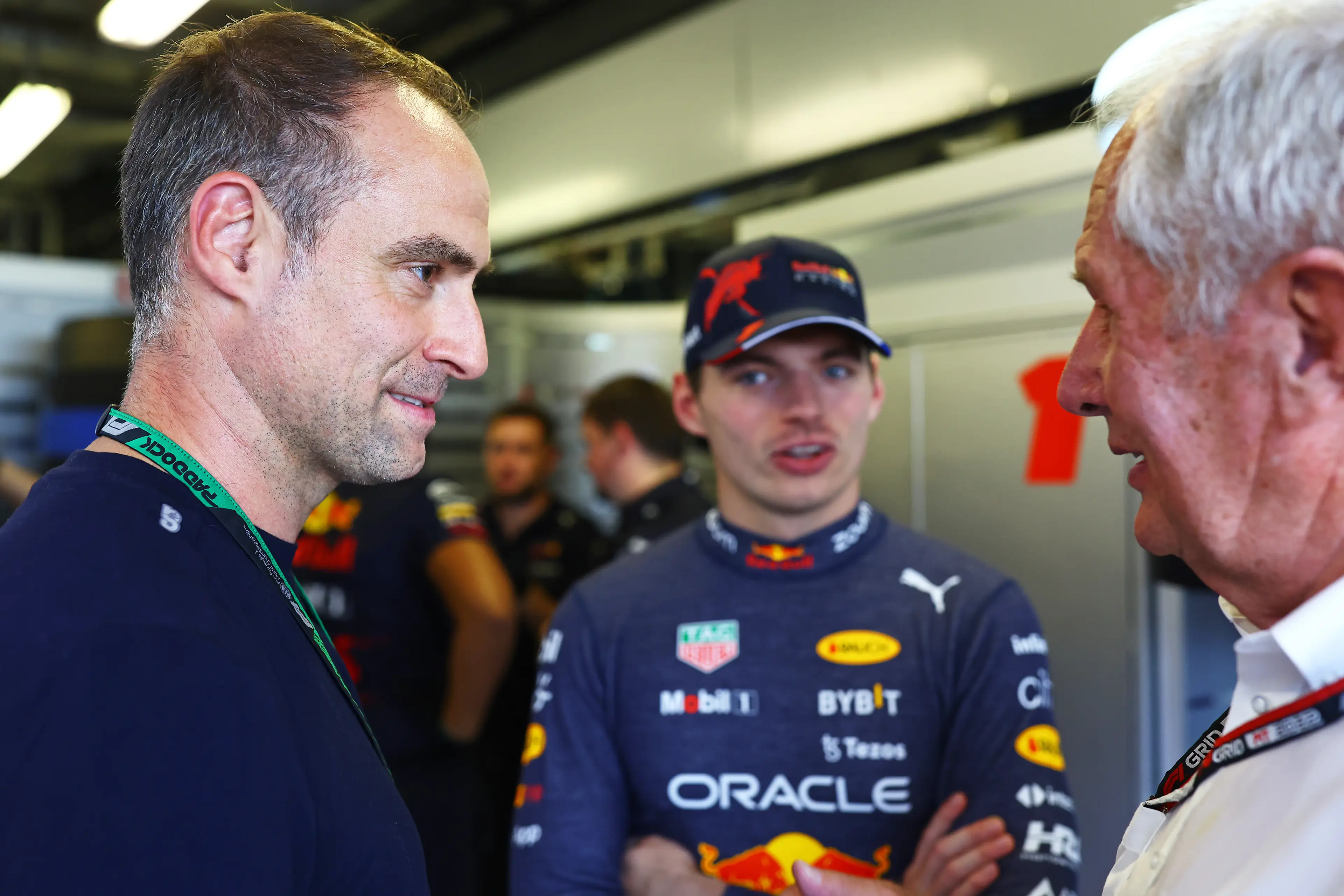Oliver Mintzlaff is convinced Max Verstappen will drive for Red Bull in the 2026 season. Image: Getty 