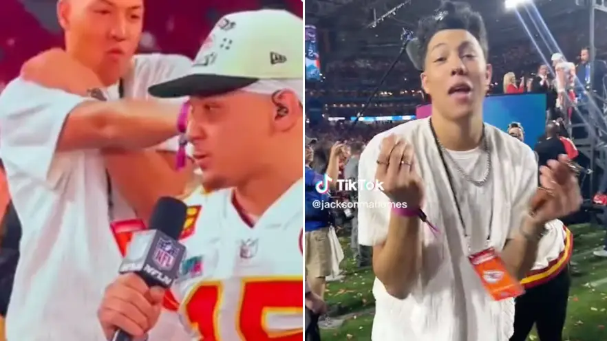Twitter/@barstoolsports/TikTok/@jacksonmahomes