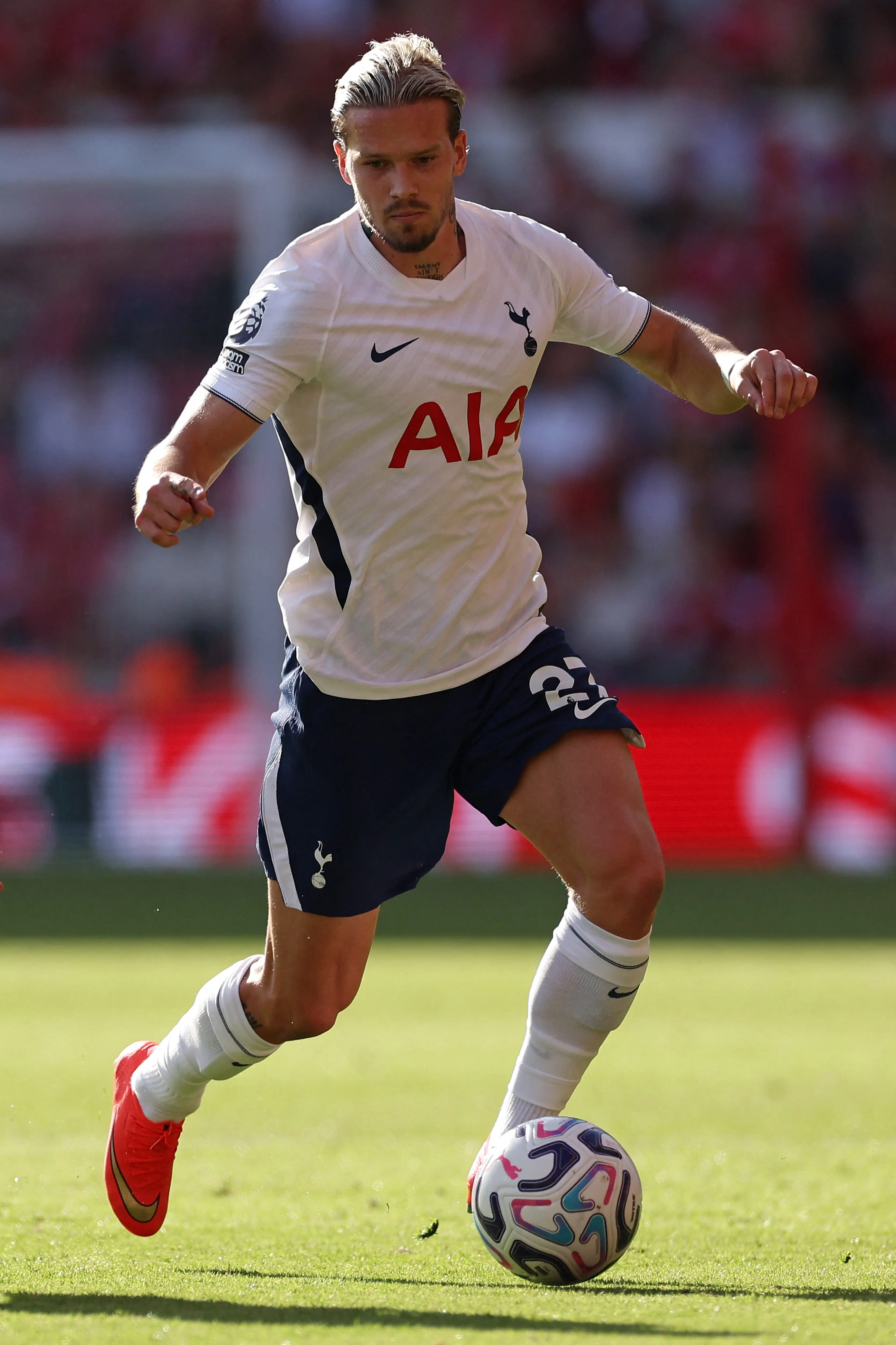 Mudryk made his Tottenham debut on Saturday. Image credit: Getty