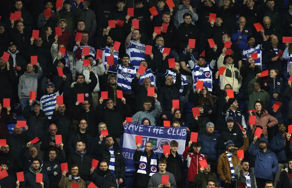 Reading fans protested earlier this season (Credit:Getty)